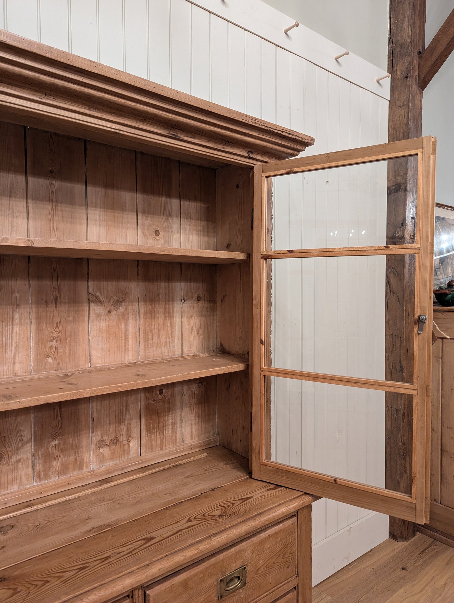 Cornish Glass Door Hutch