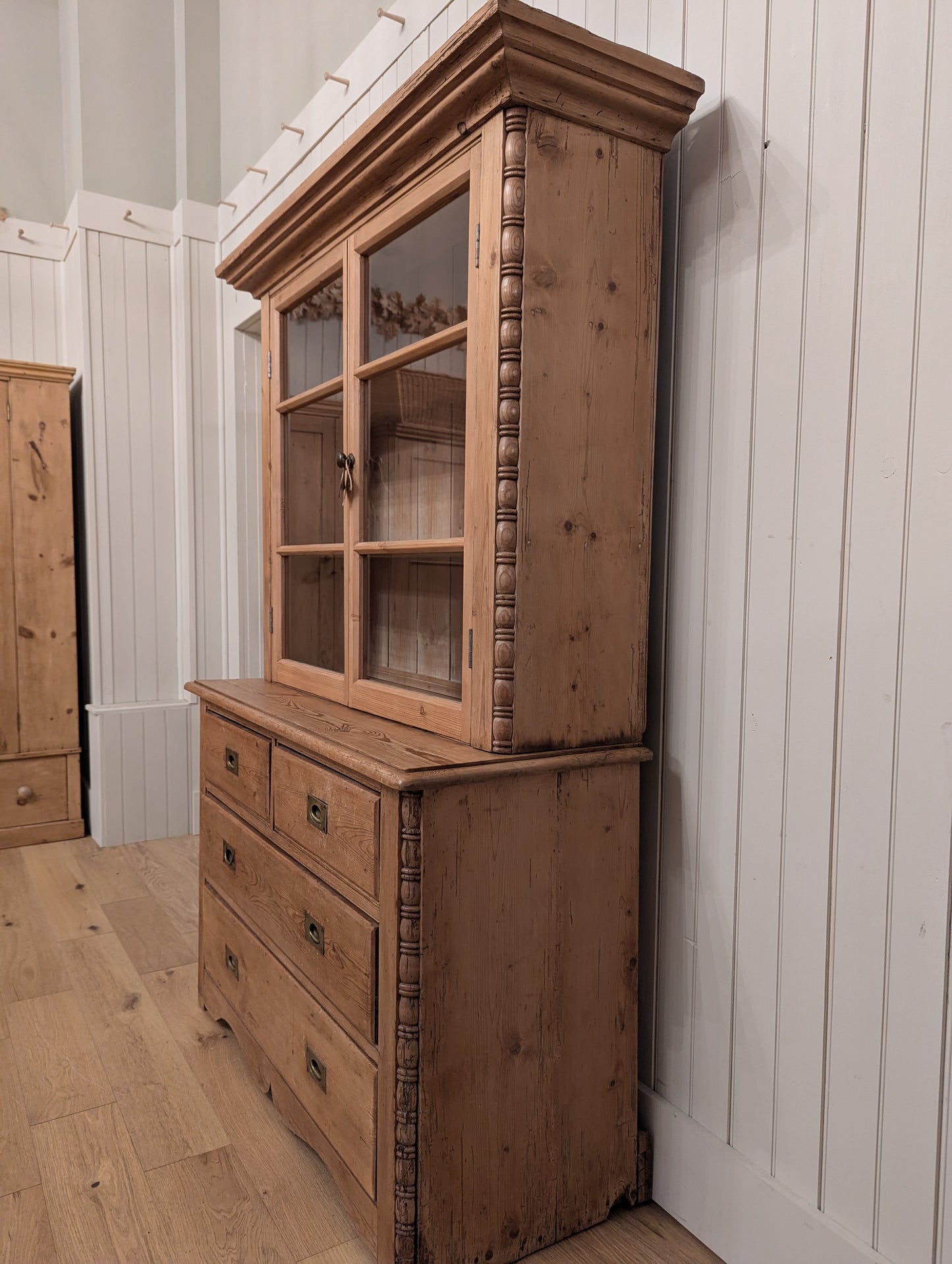 Cornish Glass Door Hutch