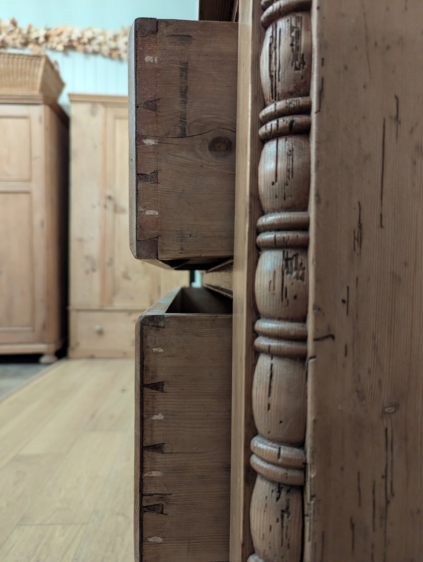 Cornish Glass Door Hutch