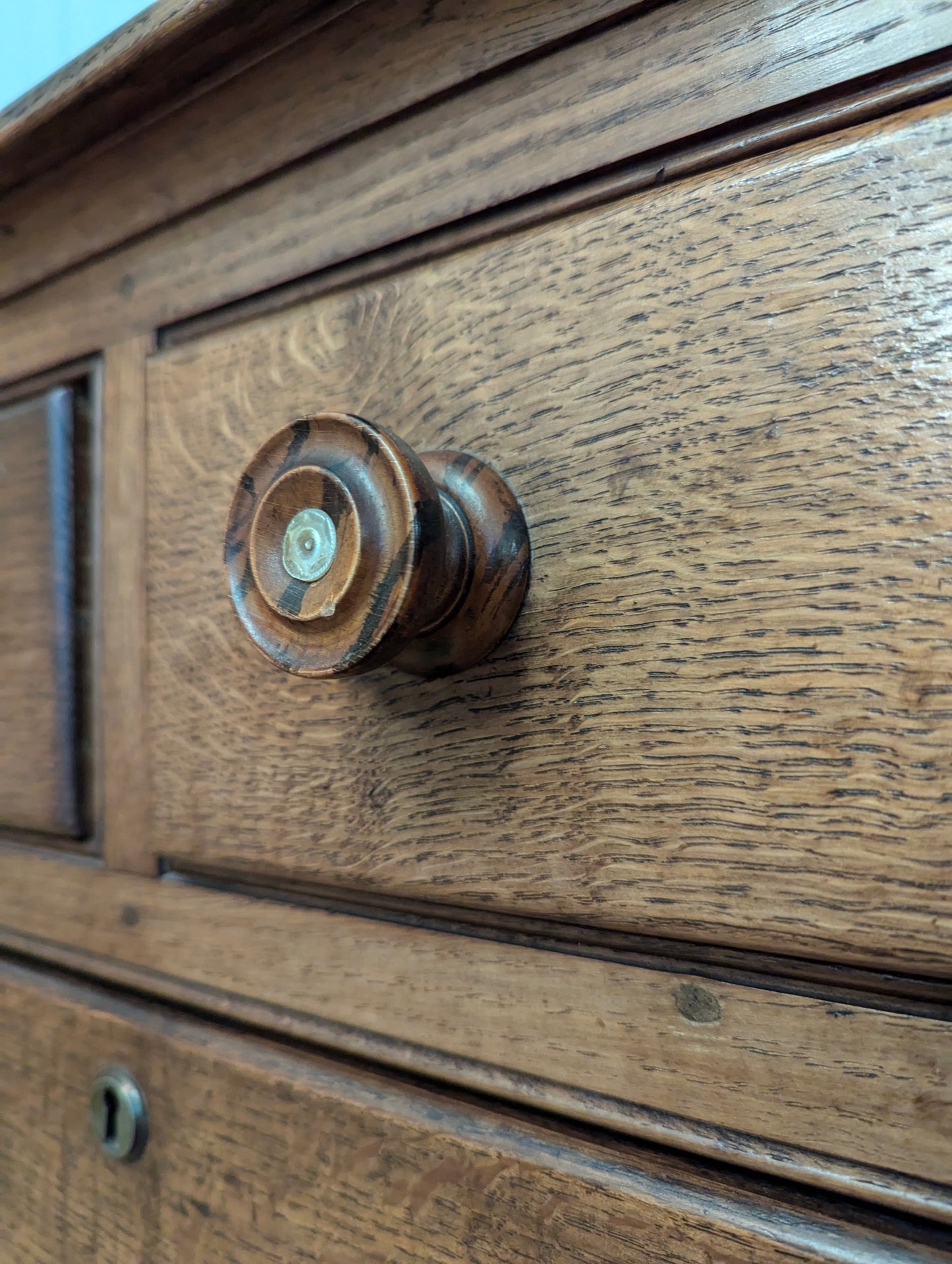 English Oak 2 Over 3 Chest