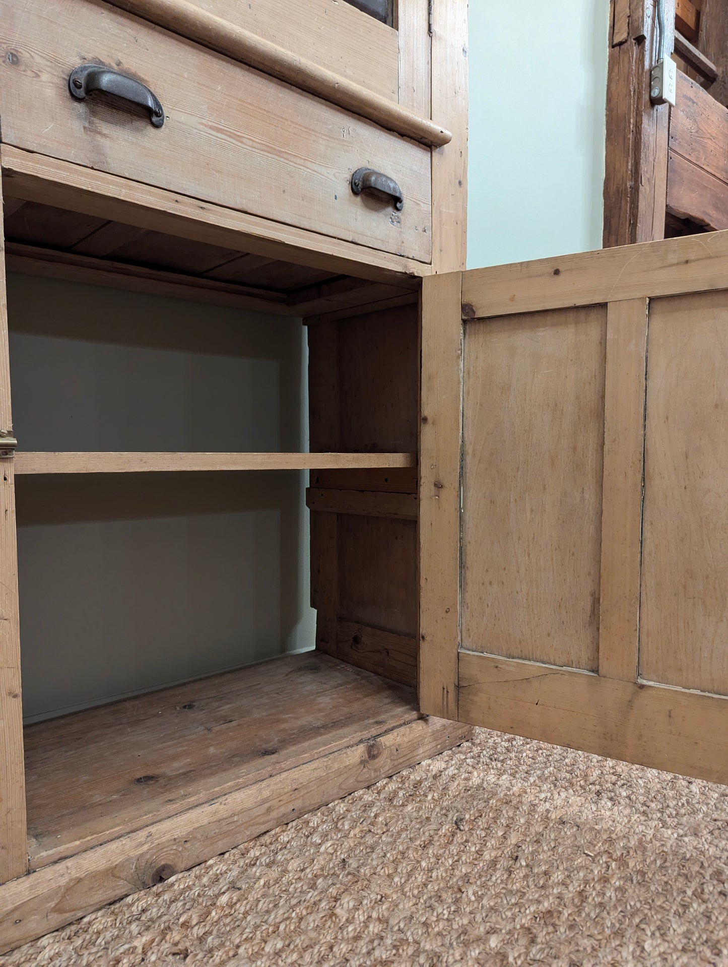 Tall Boy Pine Linen Cupboard