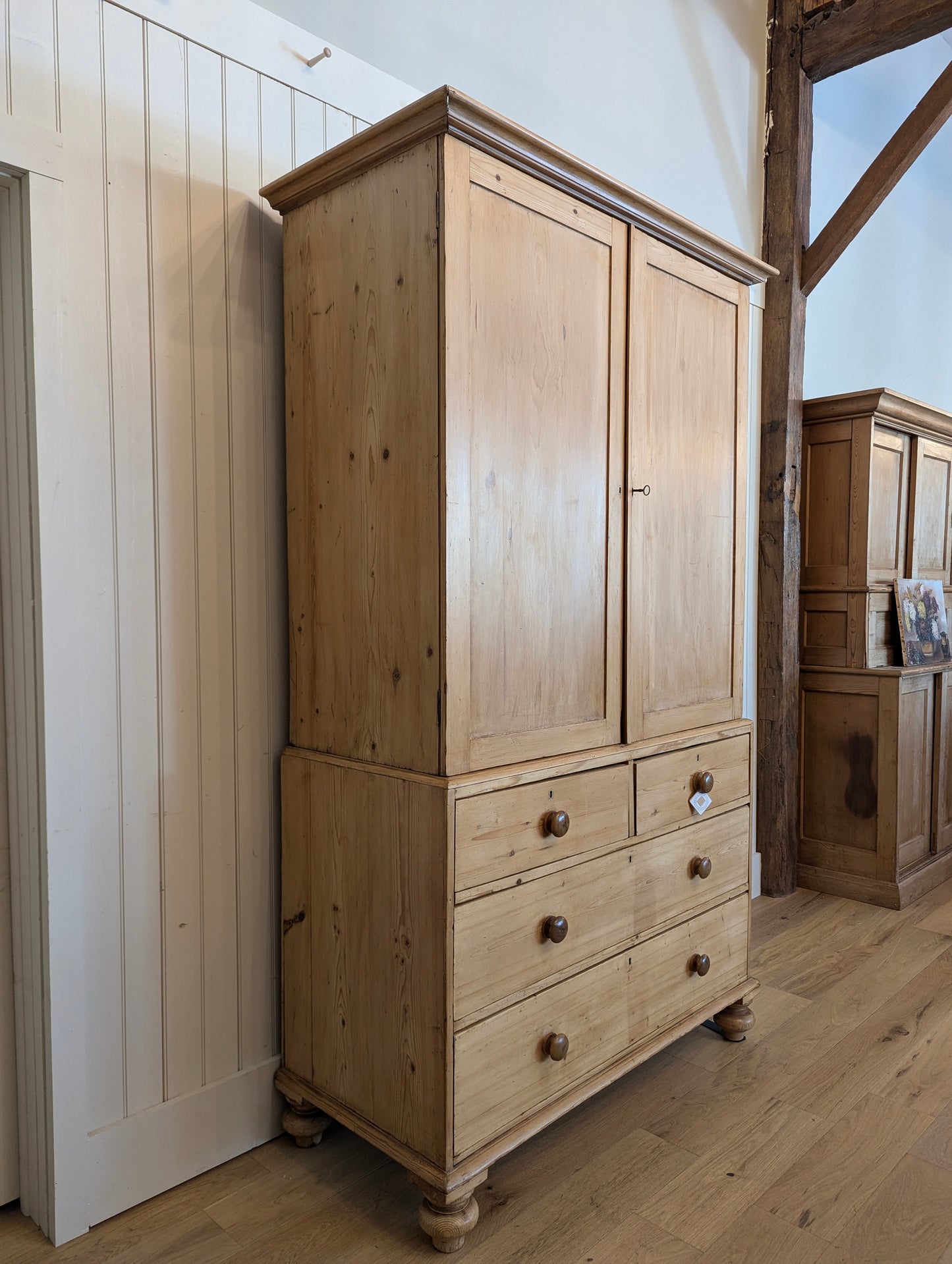 Impressive Pine Linen Press