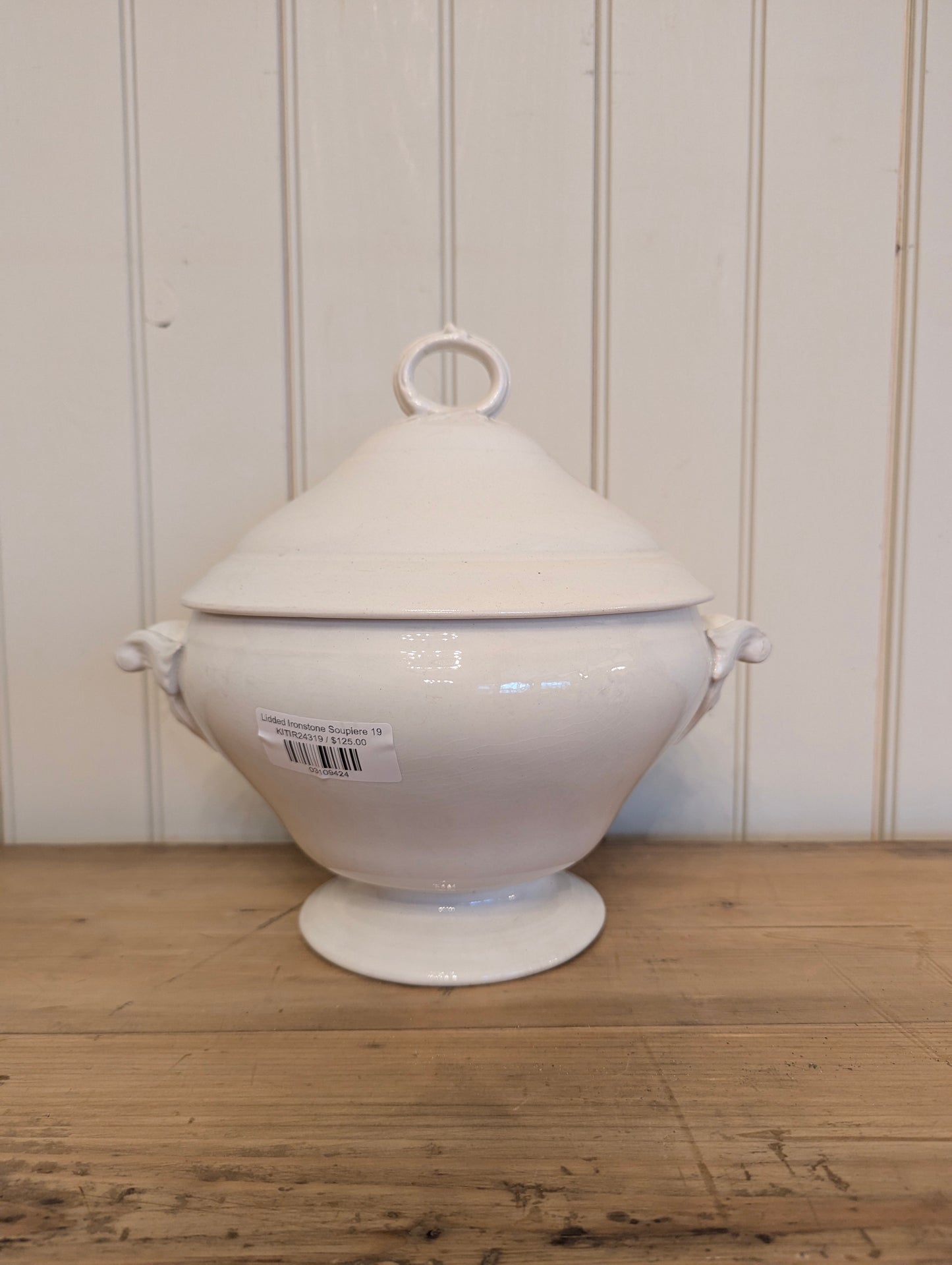 Lidded Ironstone Soupiere 19