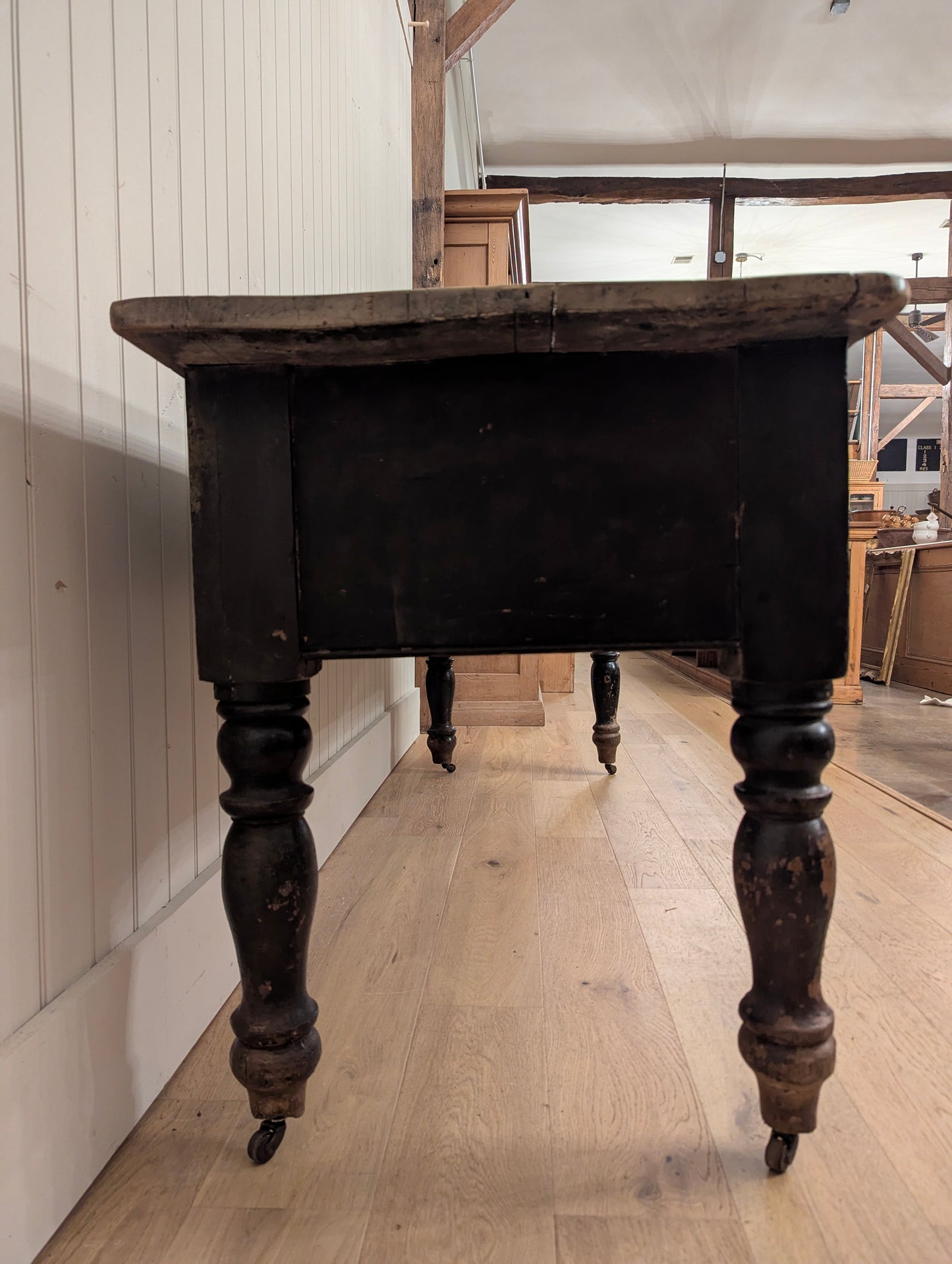 Ebonized 3 Drawer Table