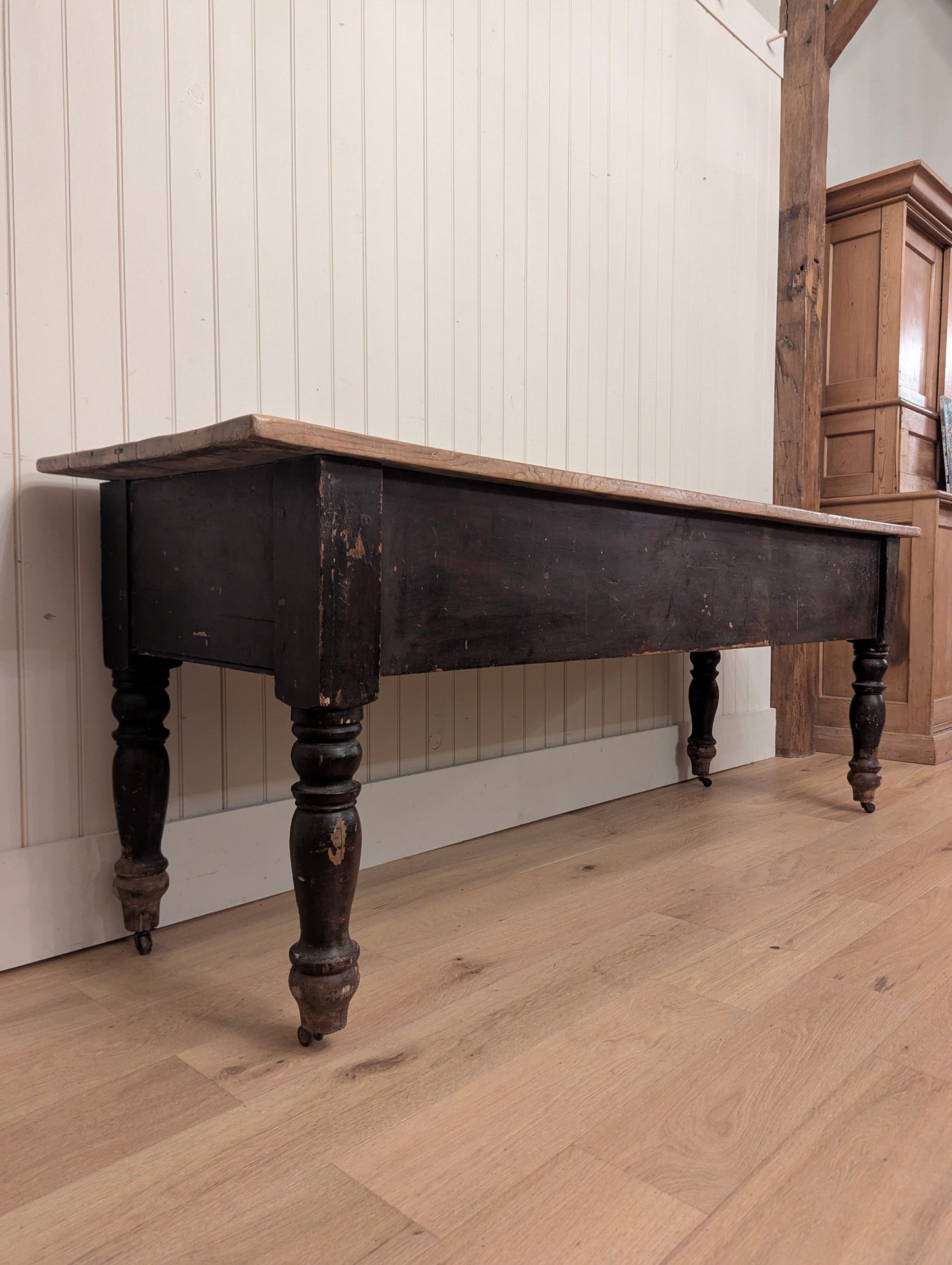 Ebonized 3 Drawer Table