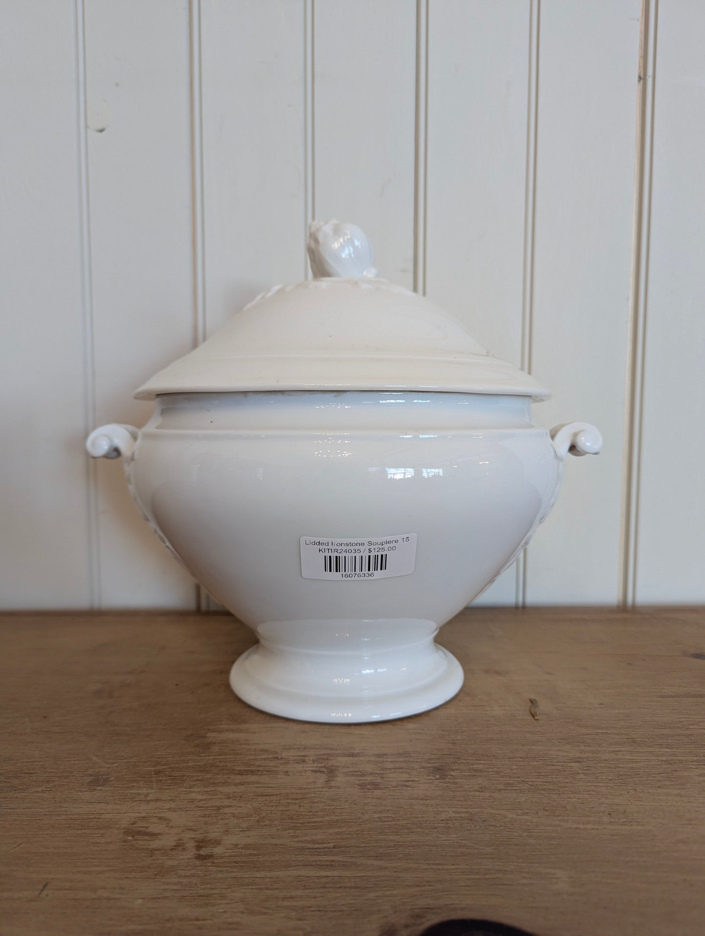 Lidded Ironstone Soupiere 15