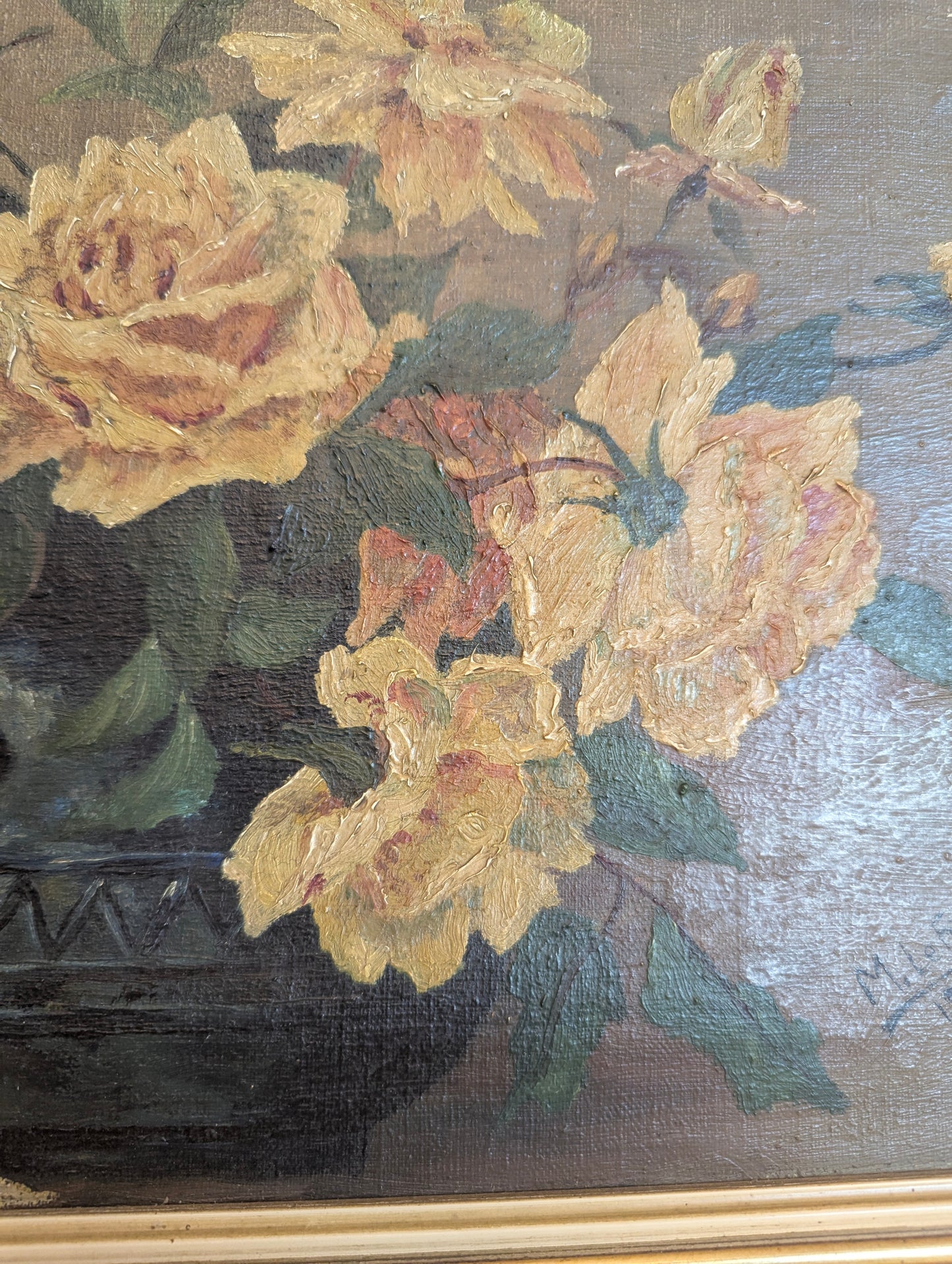 Yellow Rose Oil on Canvas