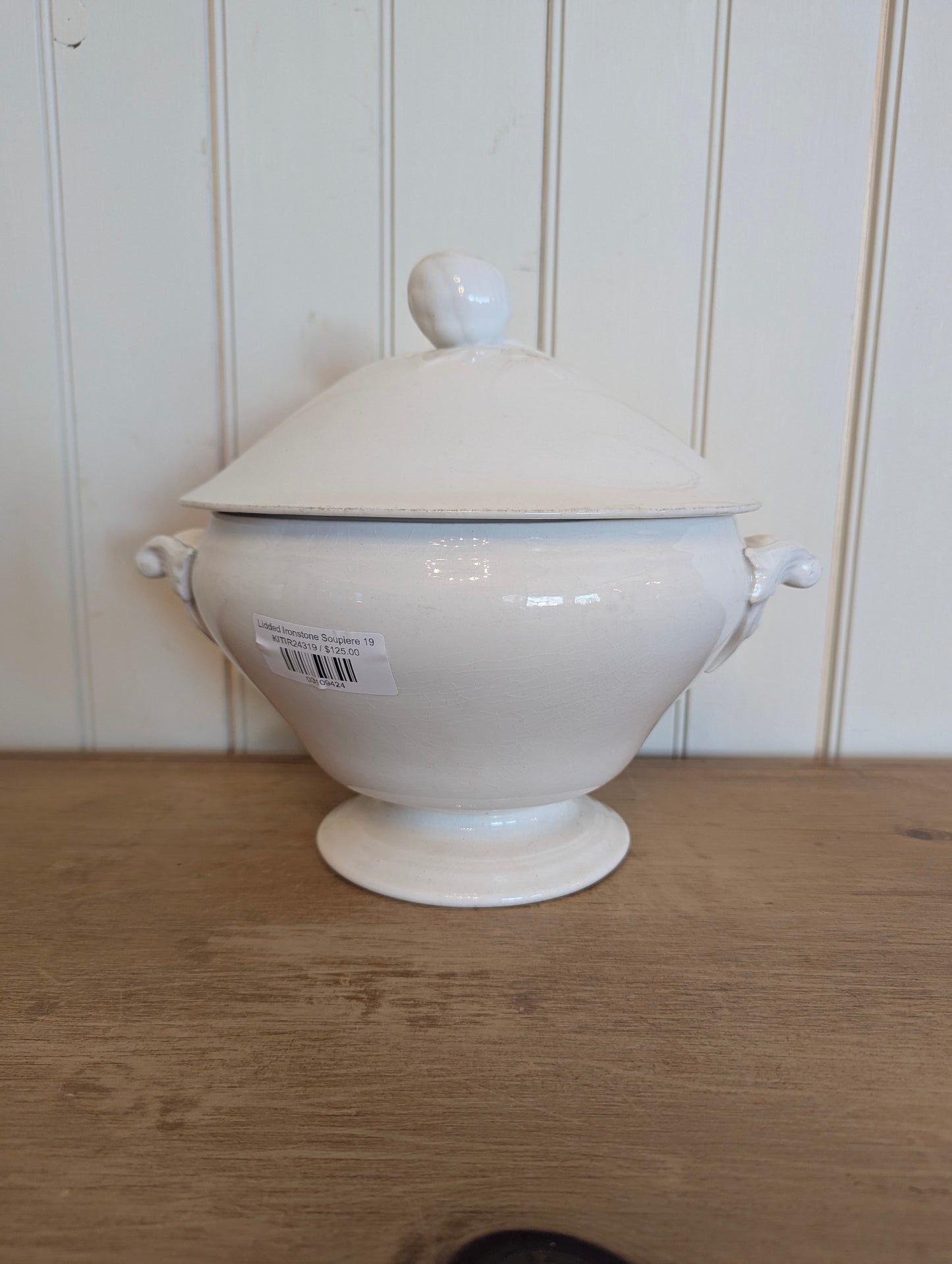 Lidded Ironstone Soupiere 19