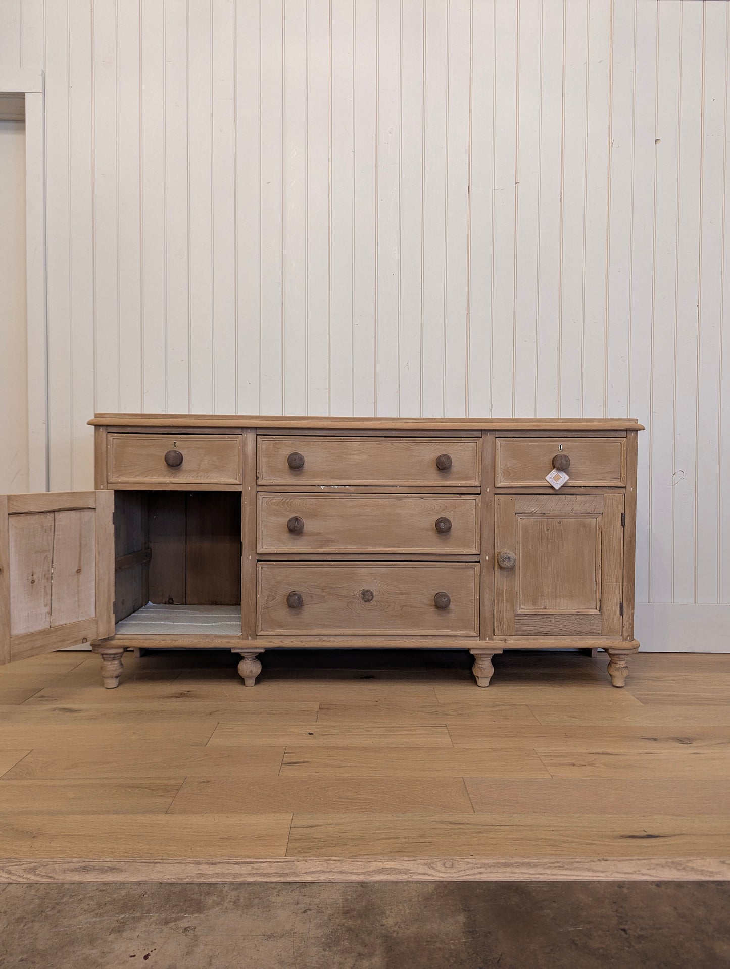 English Stripped Pine Sideboard