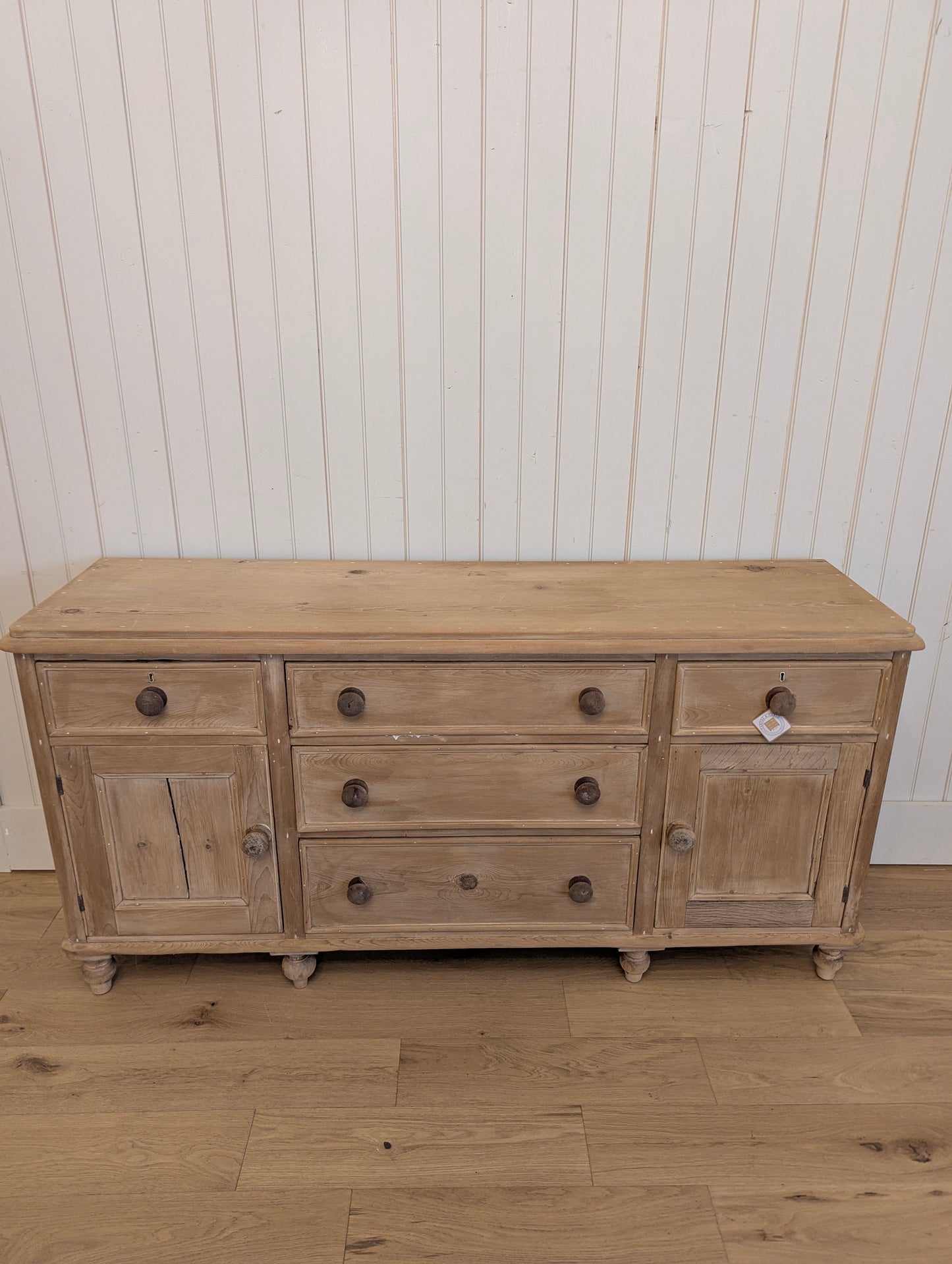 English Stripped Pine Sideboard