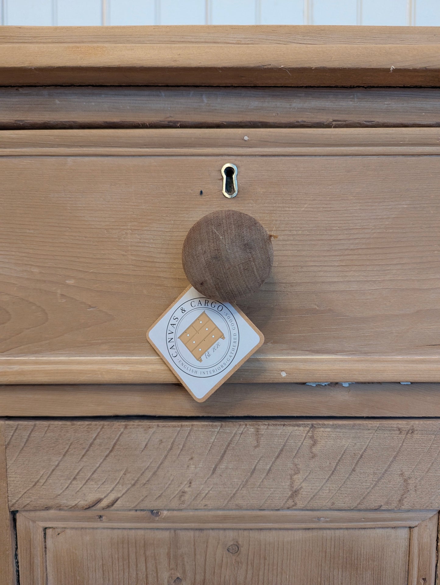 English Stripped Pine Sideboard