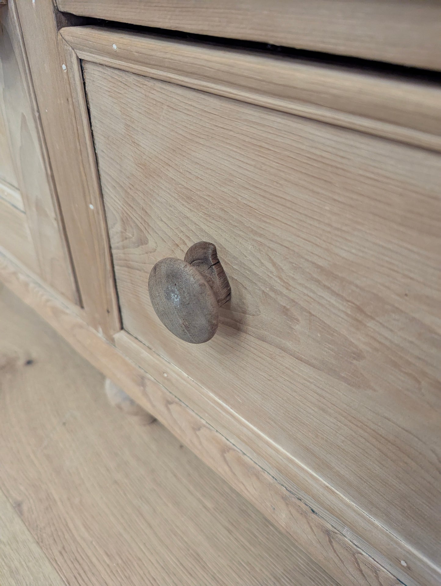 English Stripped Pine Sideboard