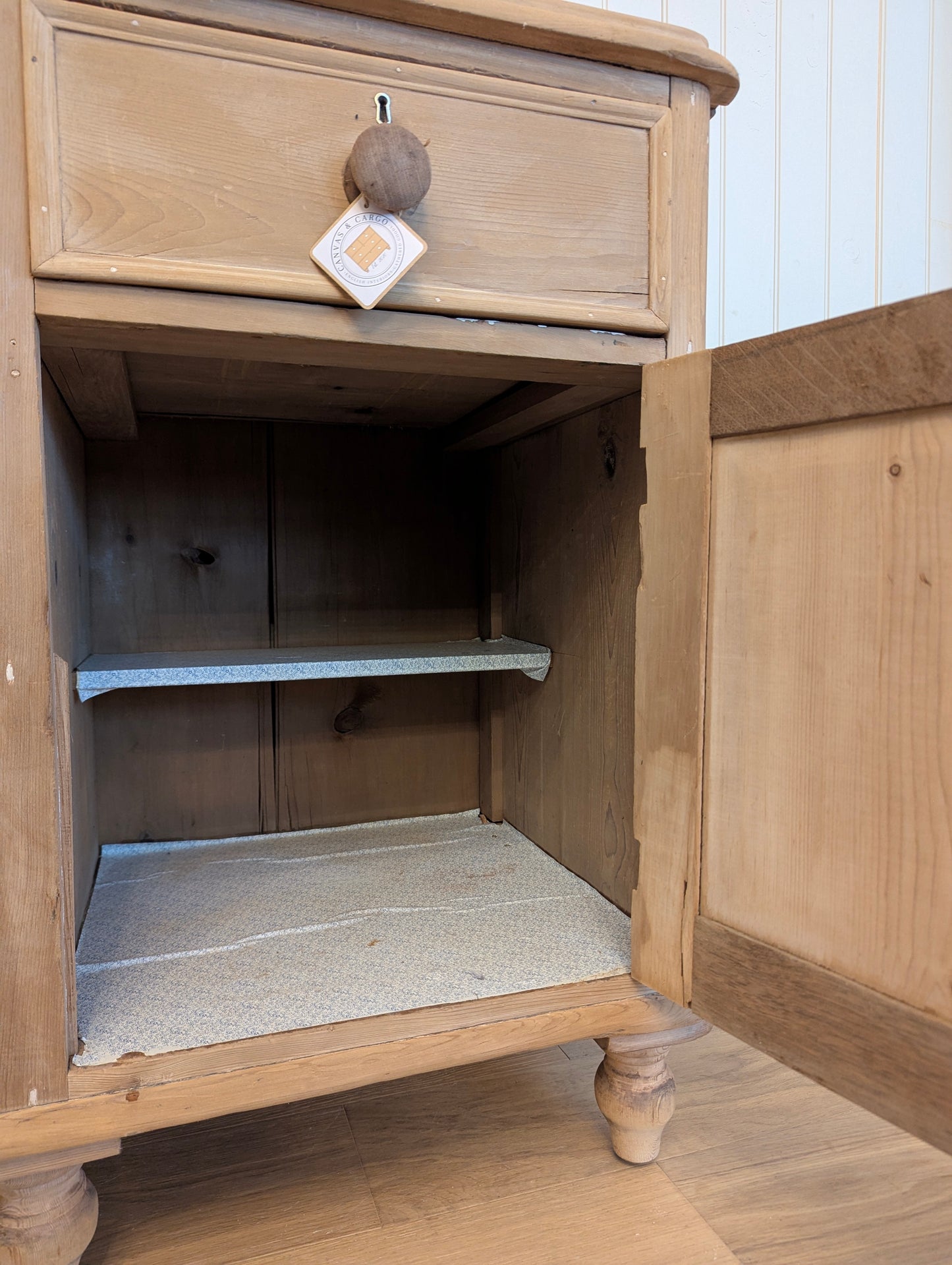 English Stripped Pine Sideboard