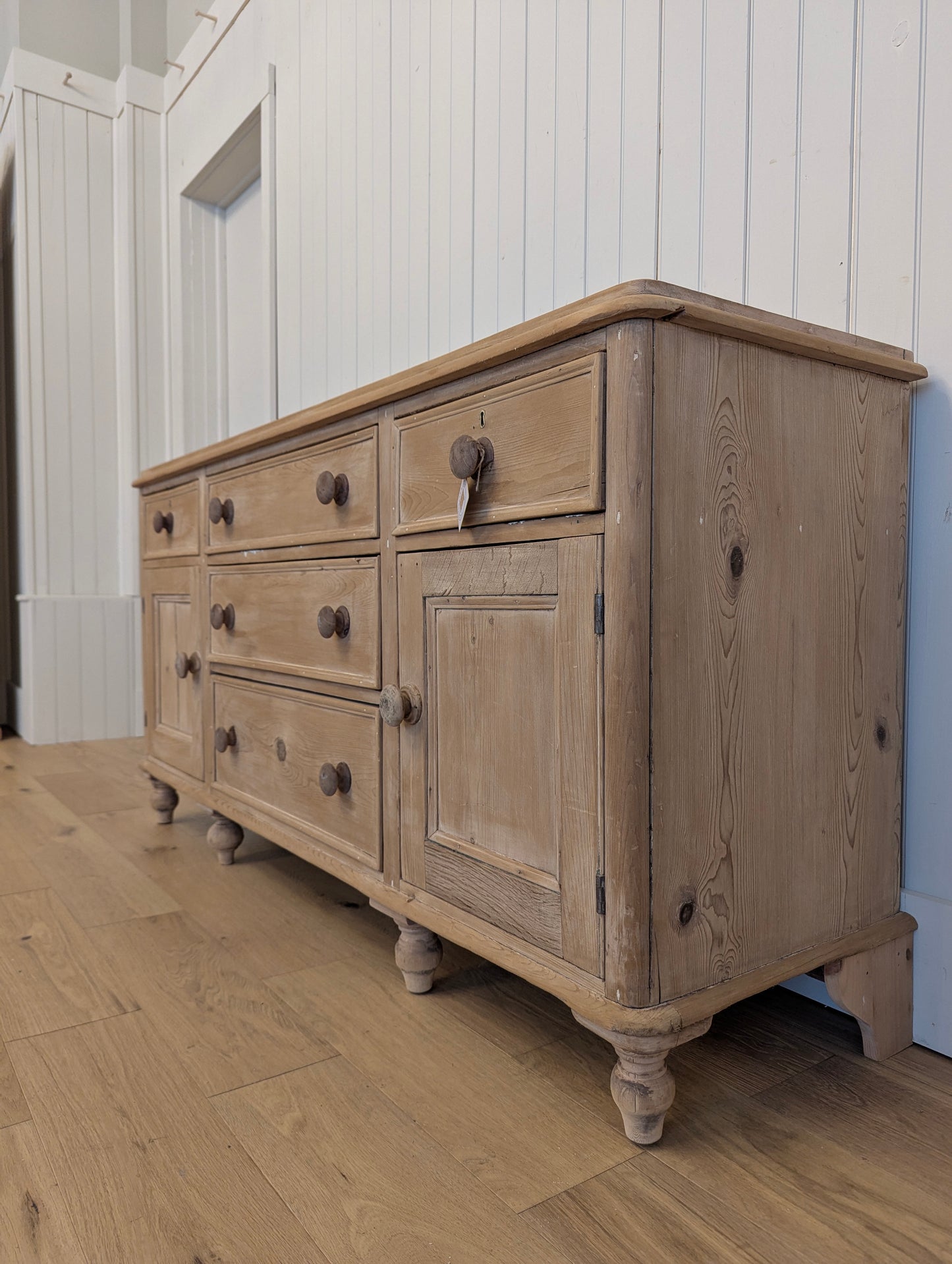 English Stripped Pine Sideboard