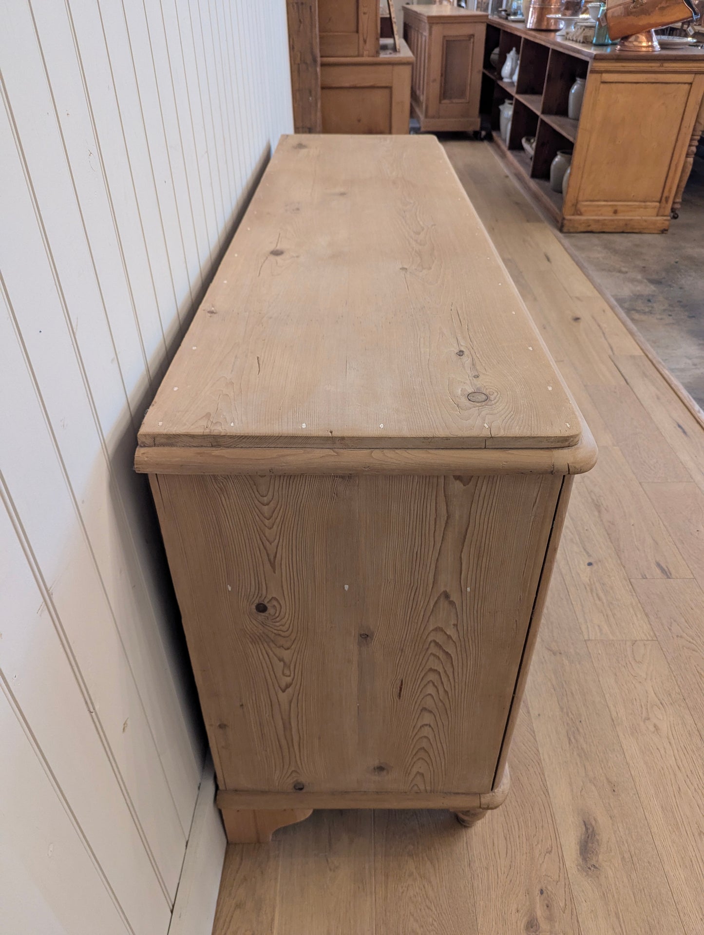 English Stripped Pine Sideboard