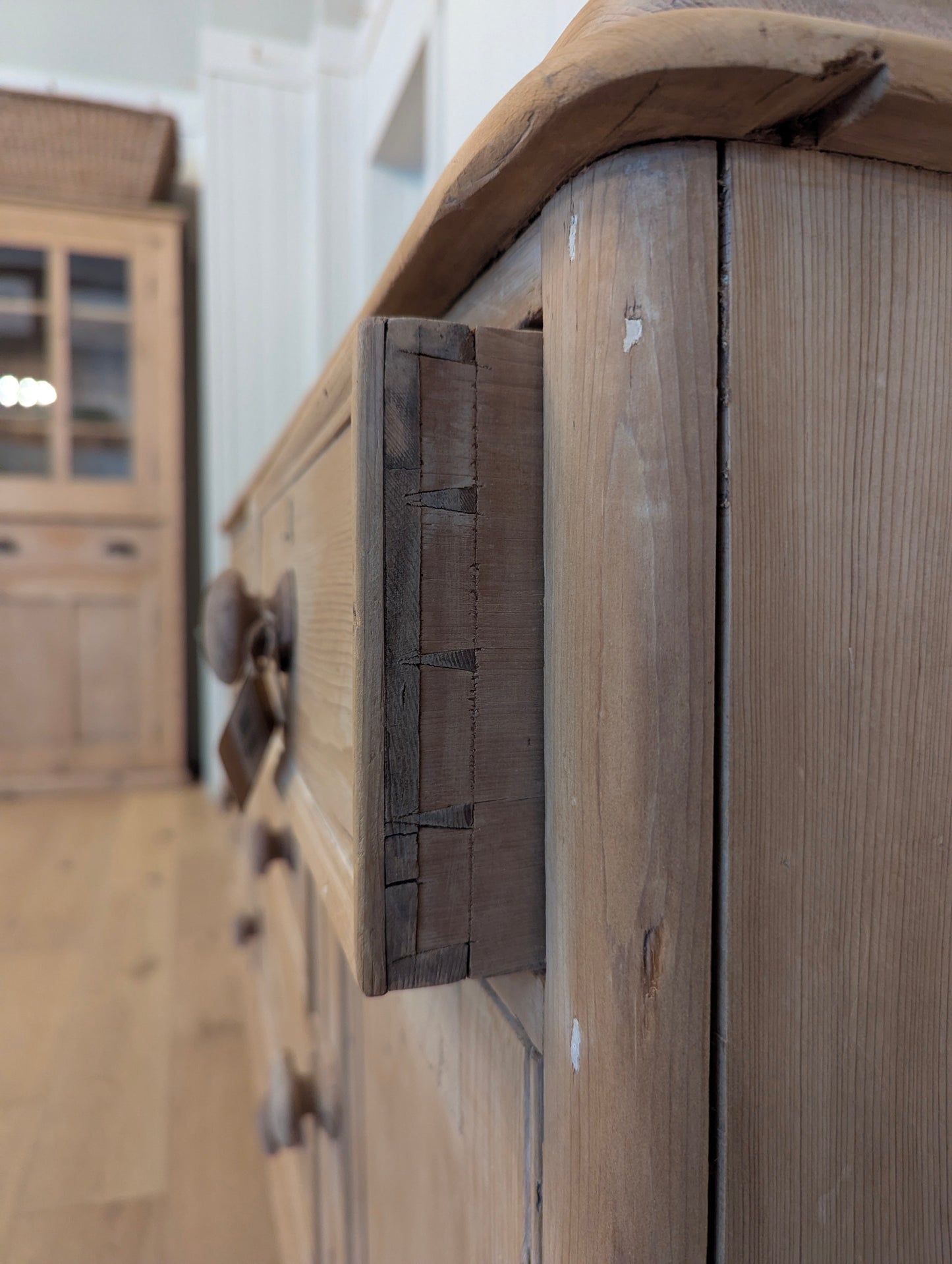 English Stripped Pine Sideboard