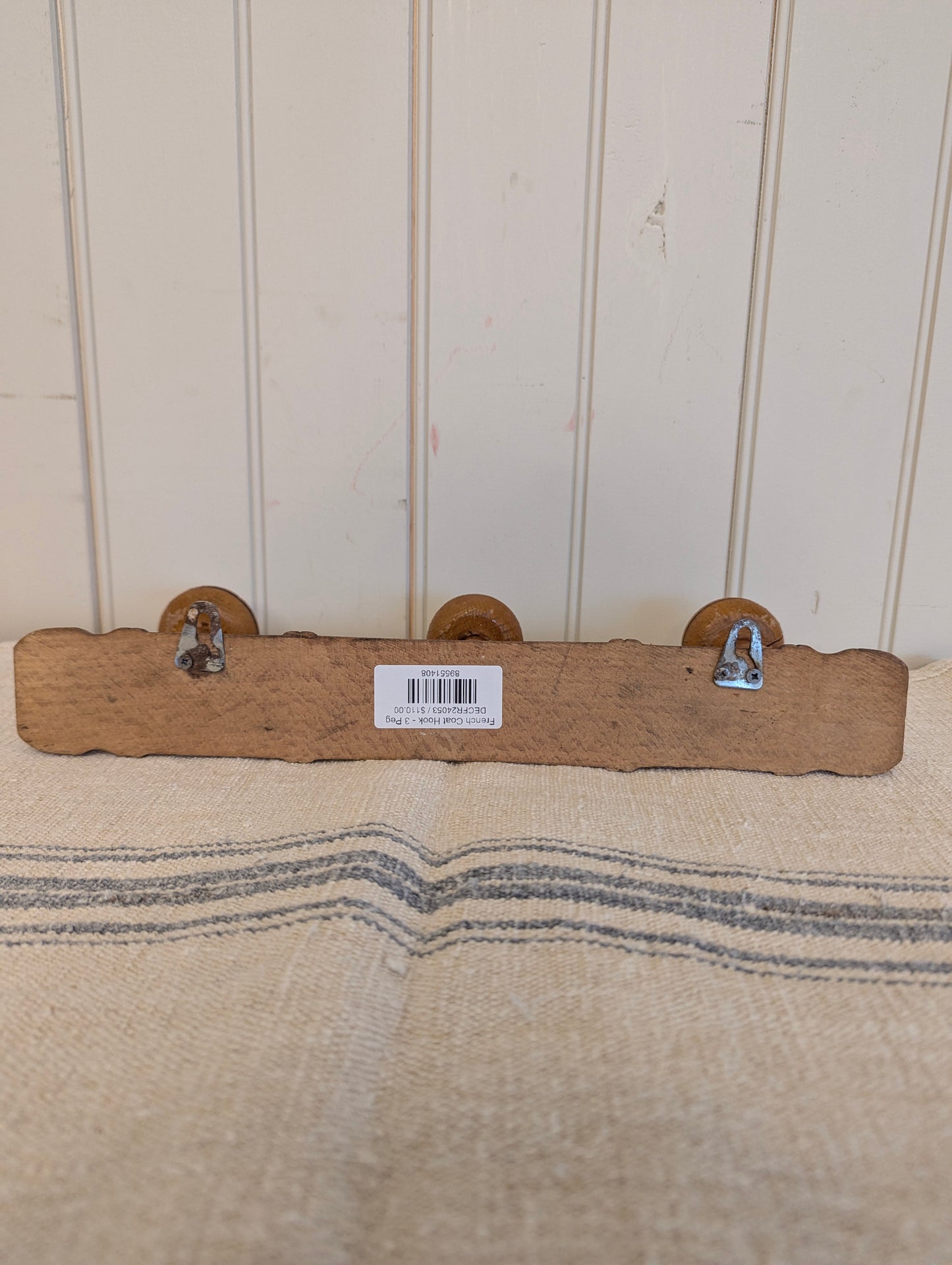 French Coat Hook - 3 Peg