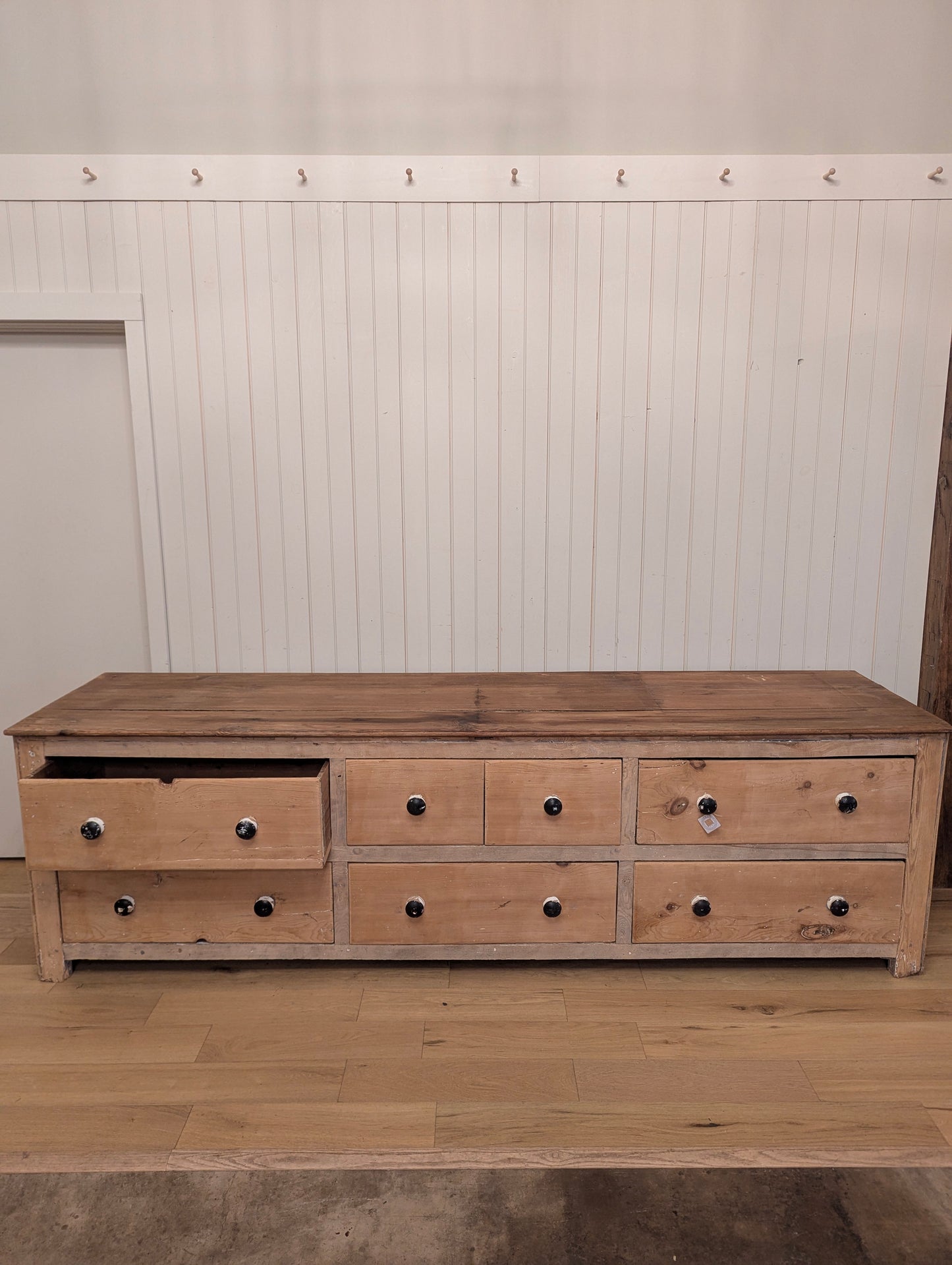 7 Drawer English Pine Counter