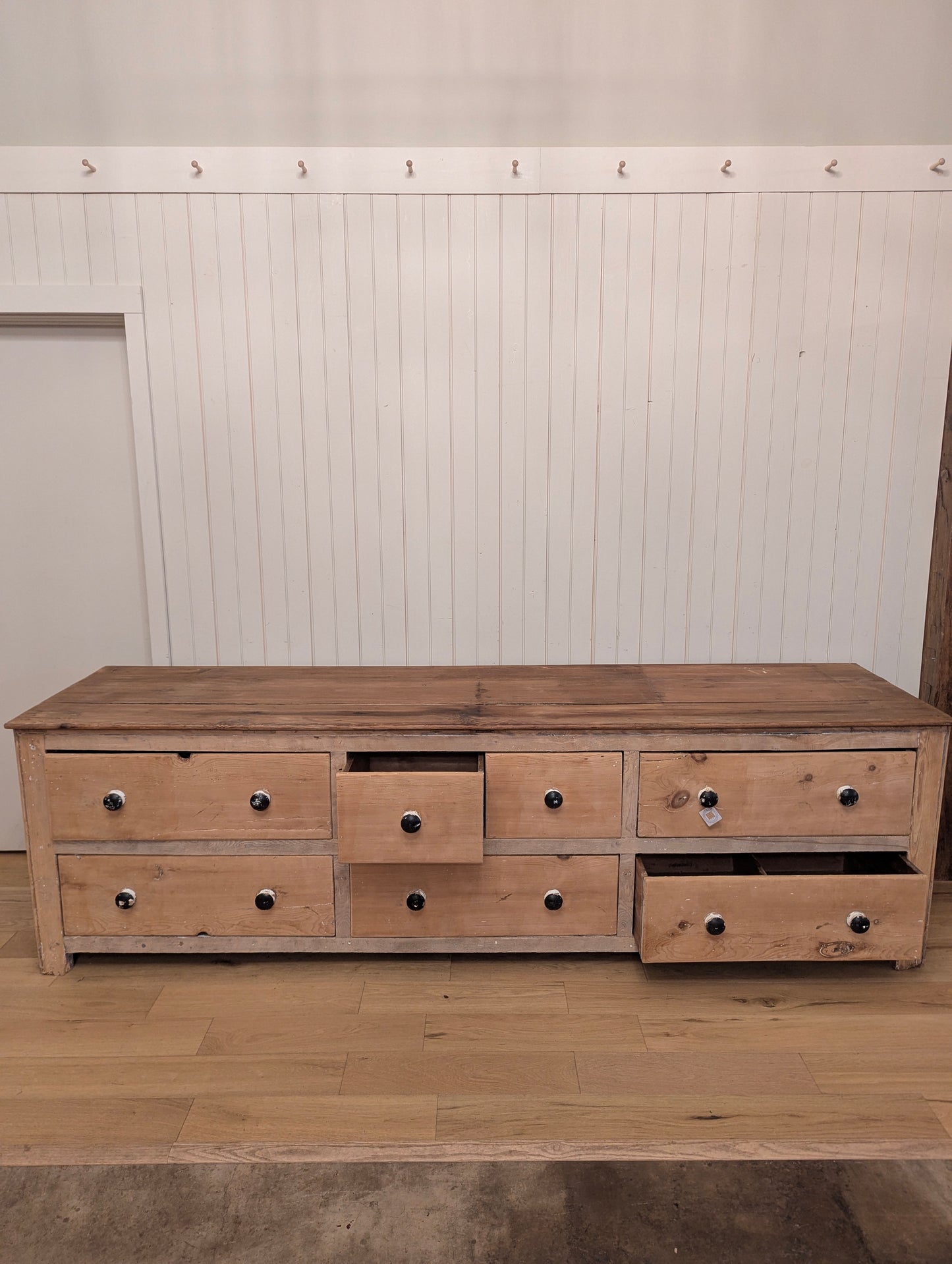 7 Drawer English Pine Counter