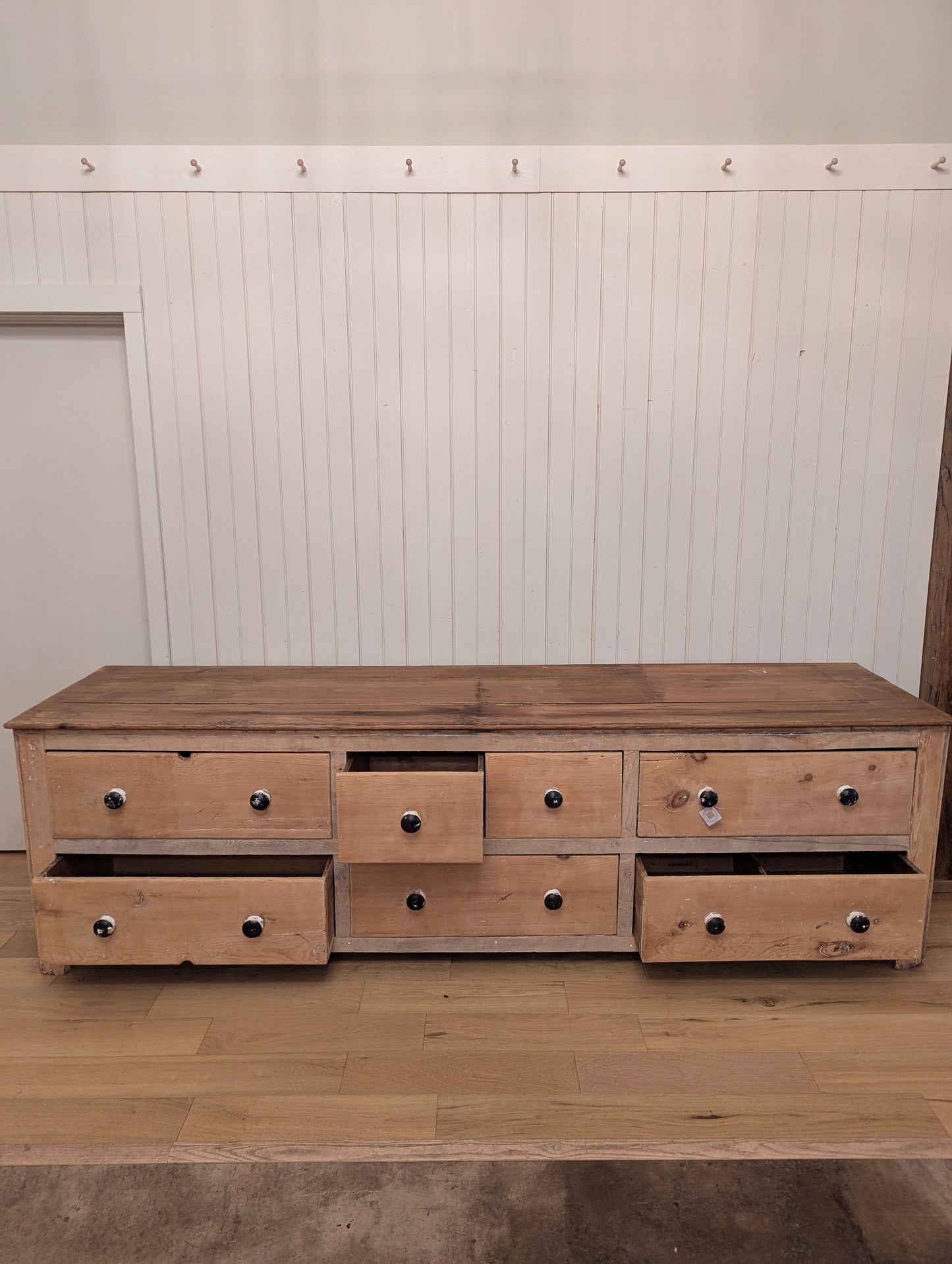 7 Drawer English Pine Counter