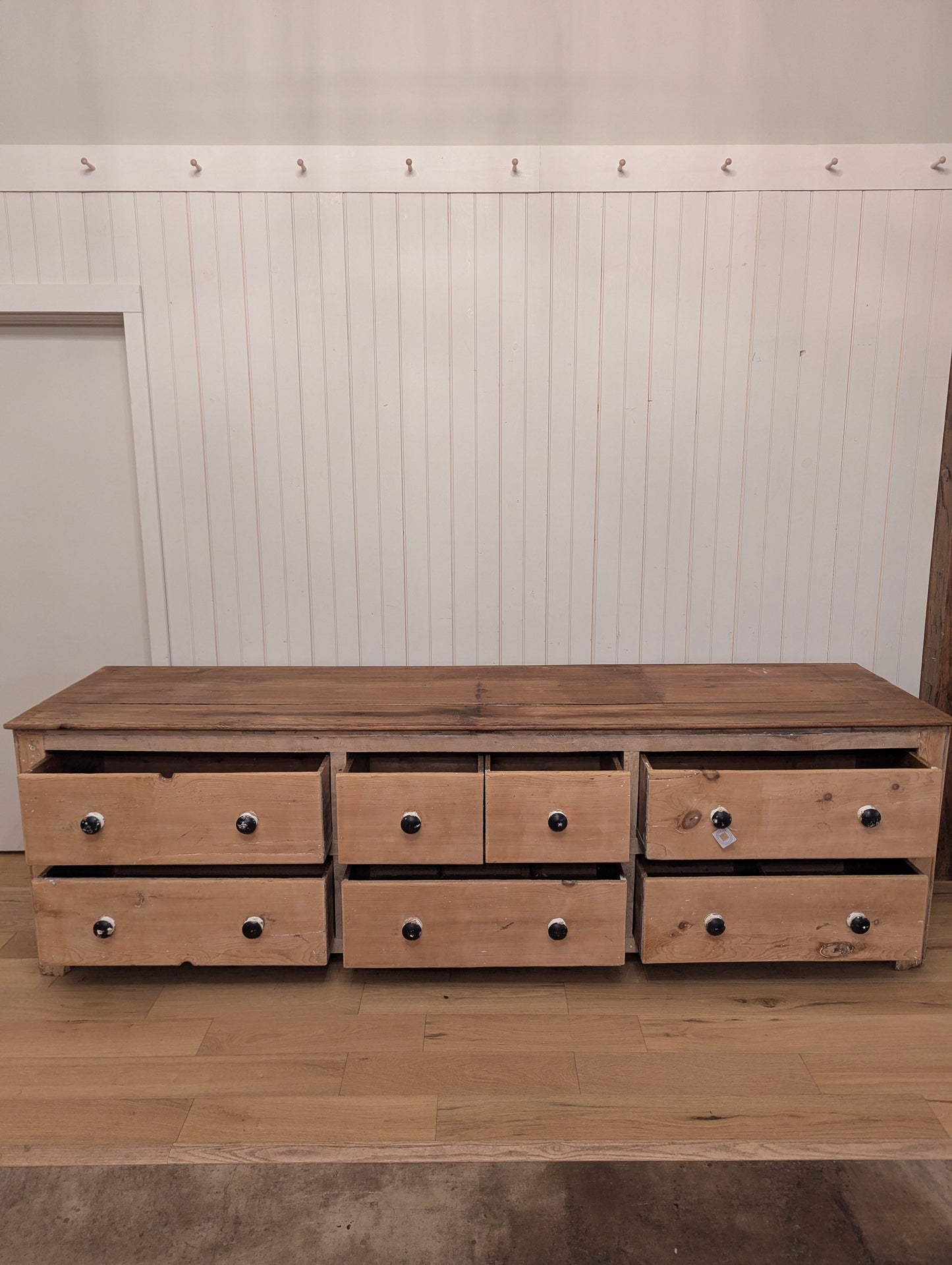 7 Drawer English Pine Counter