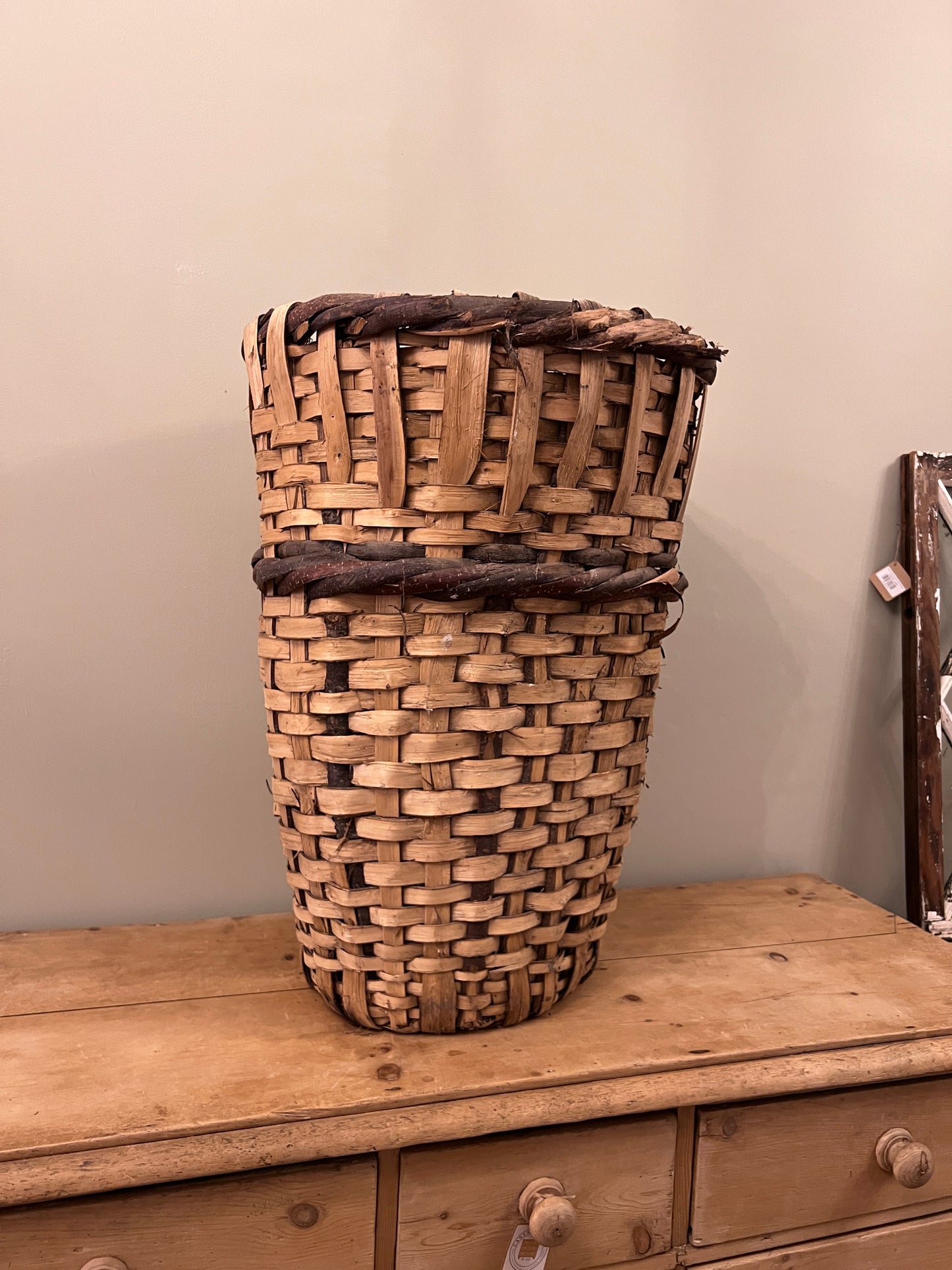 Woven Cotton Bushel Baskets