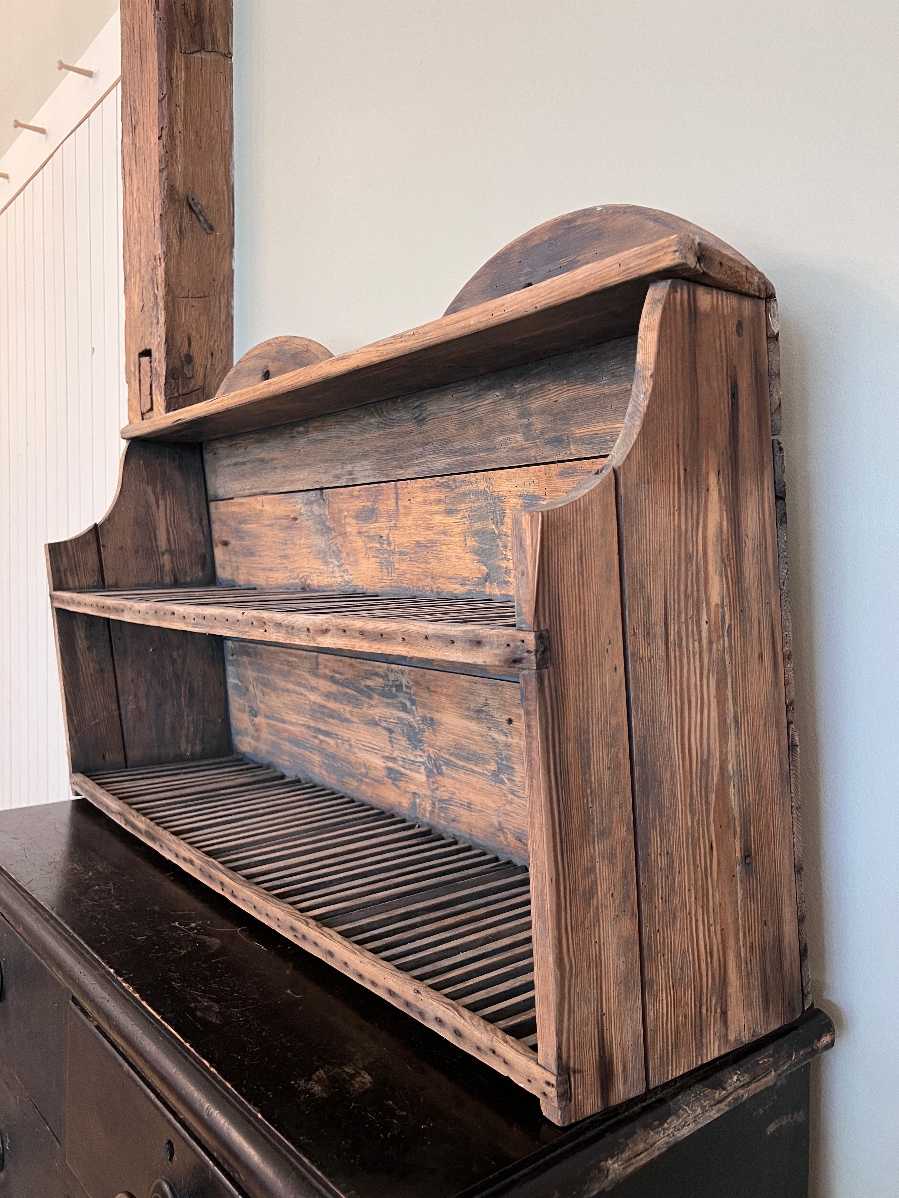 Antique wooden drying online rack