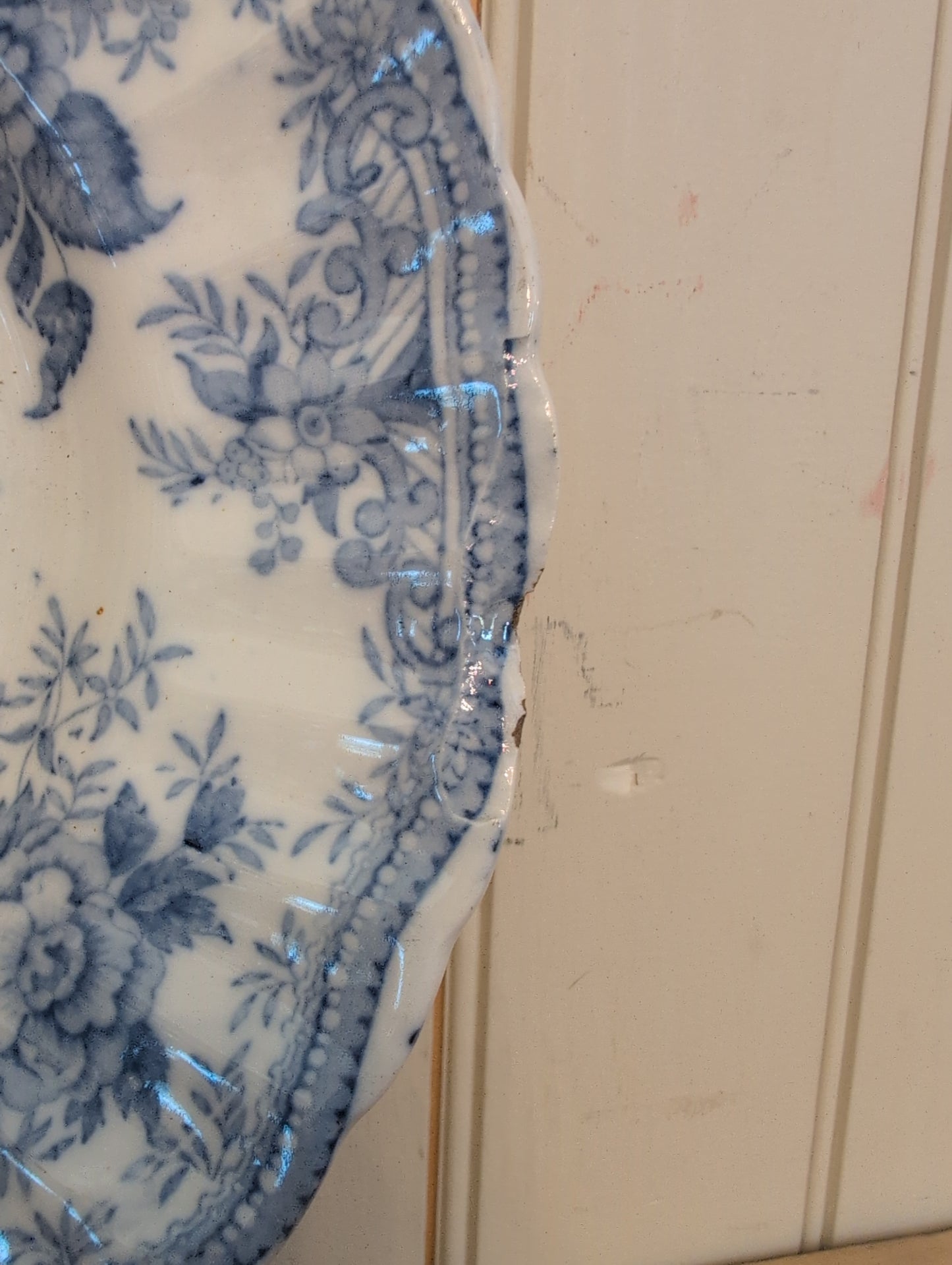 Asiatic Pheasant XL Scalloped Diamond Platter