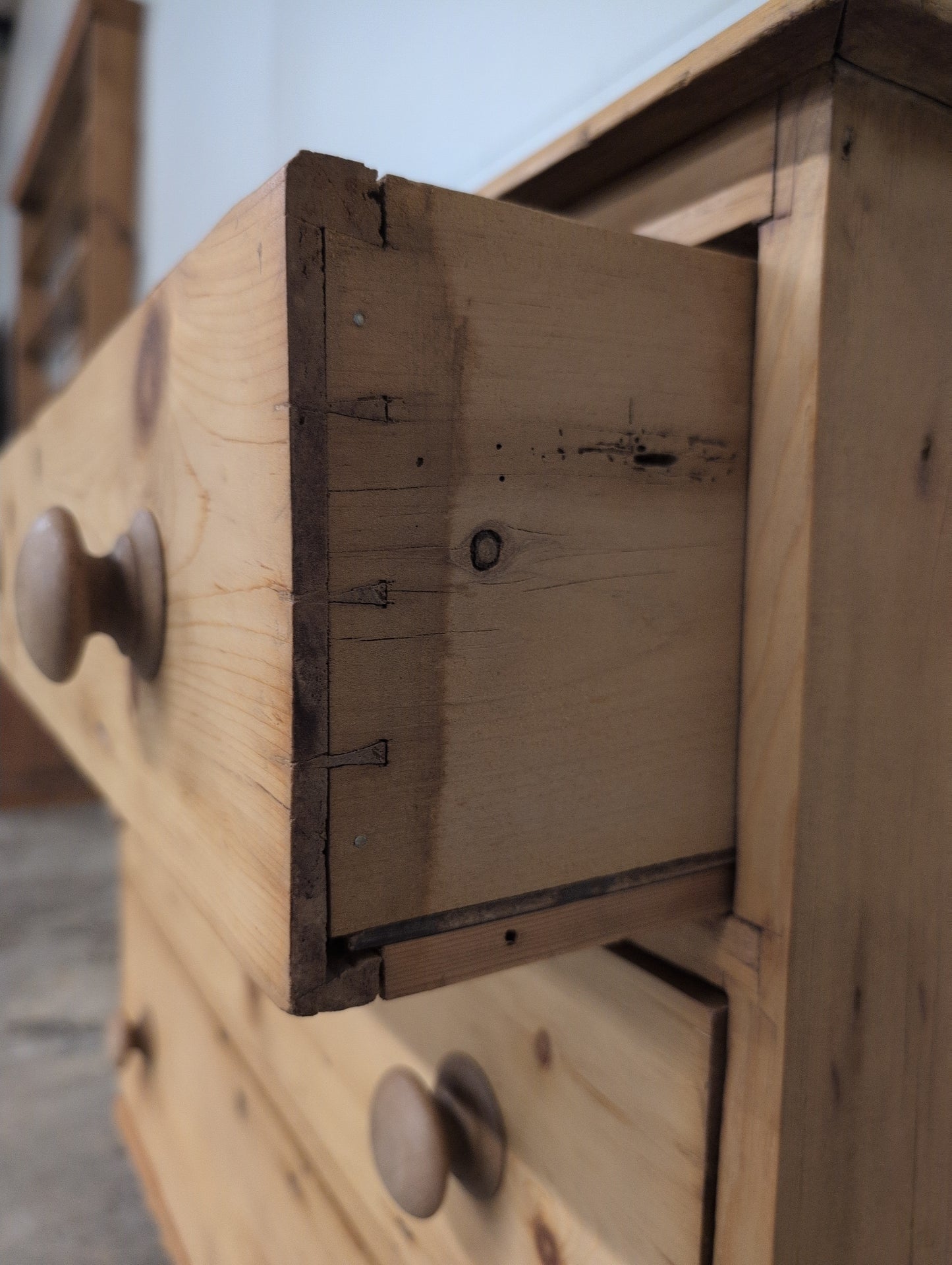 Nutty Brown English Pine Chest