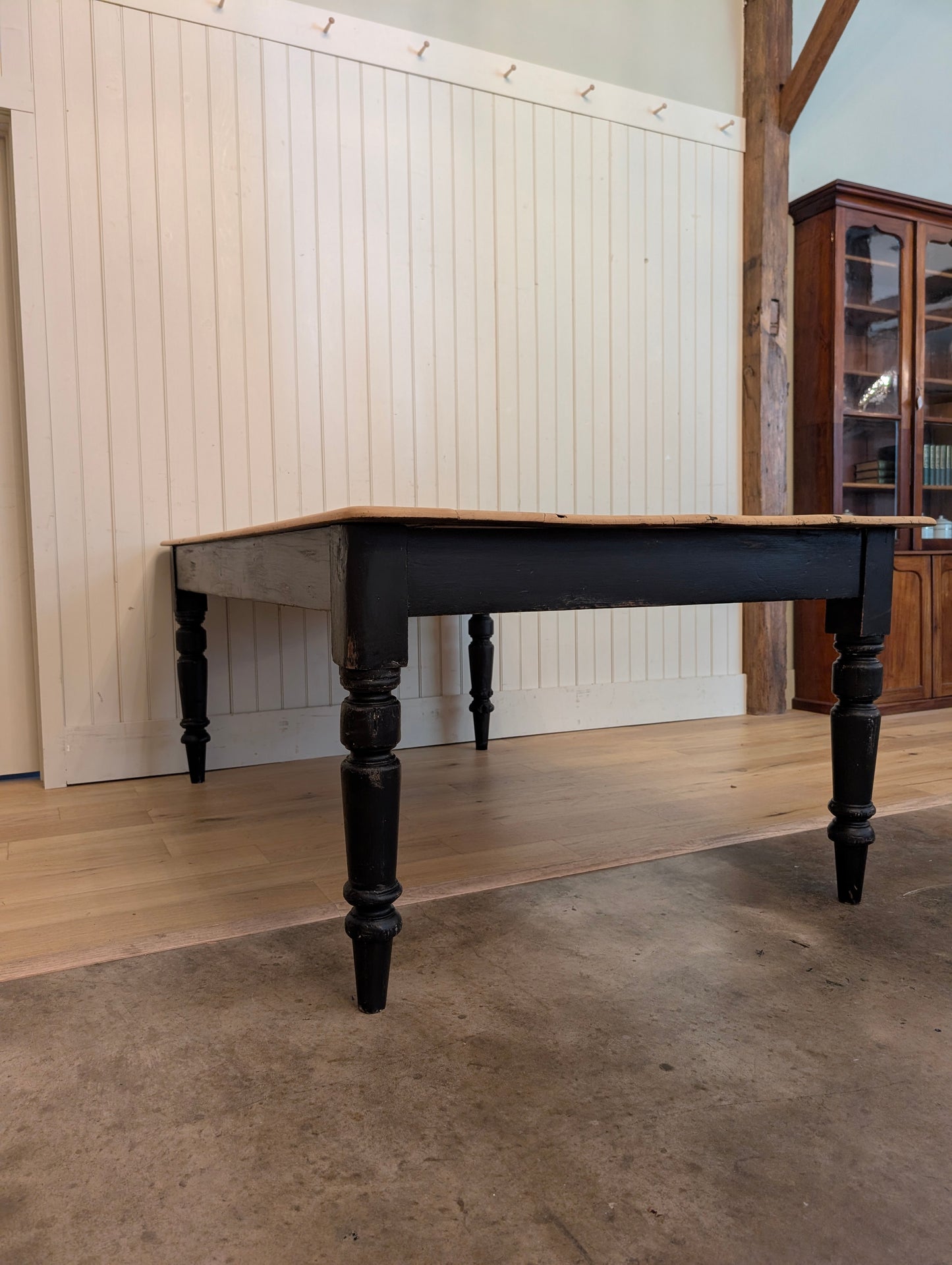 Ebonized English Pine Table