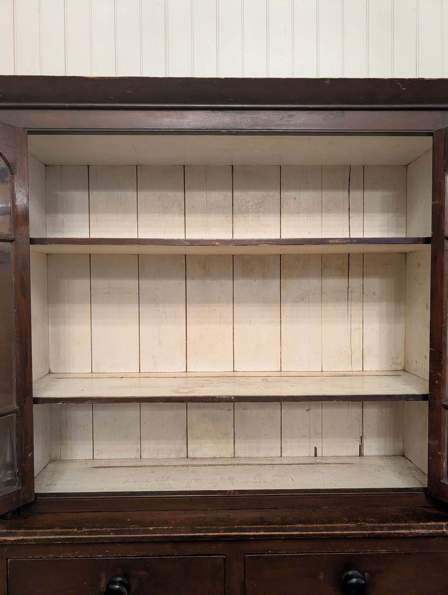 Painted Pine Glazed Hutch