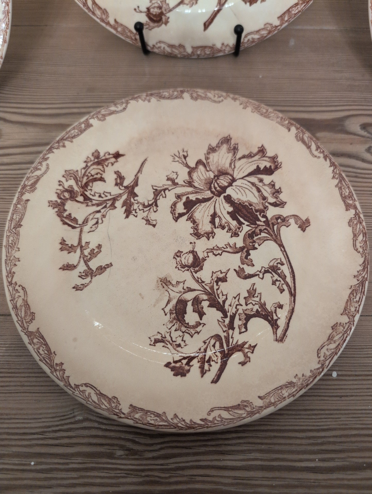 Jules Vieillard Datura 8.5" Plate Imperfect