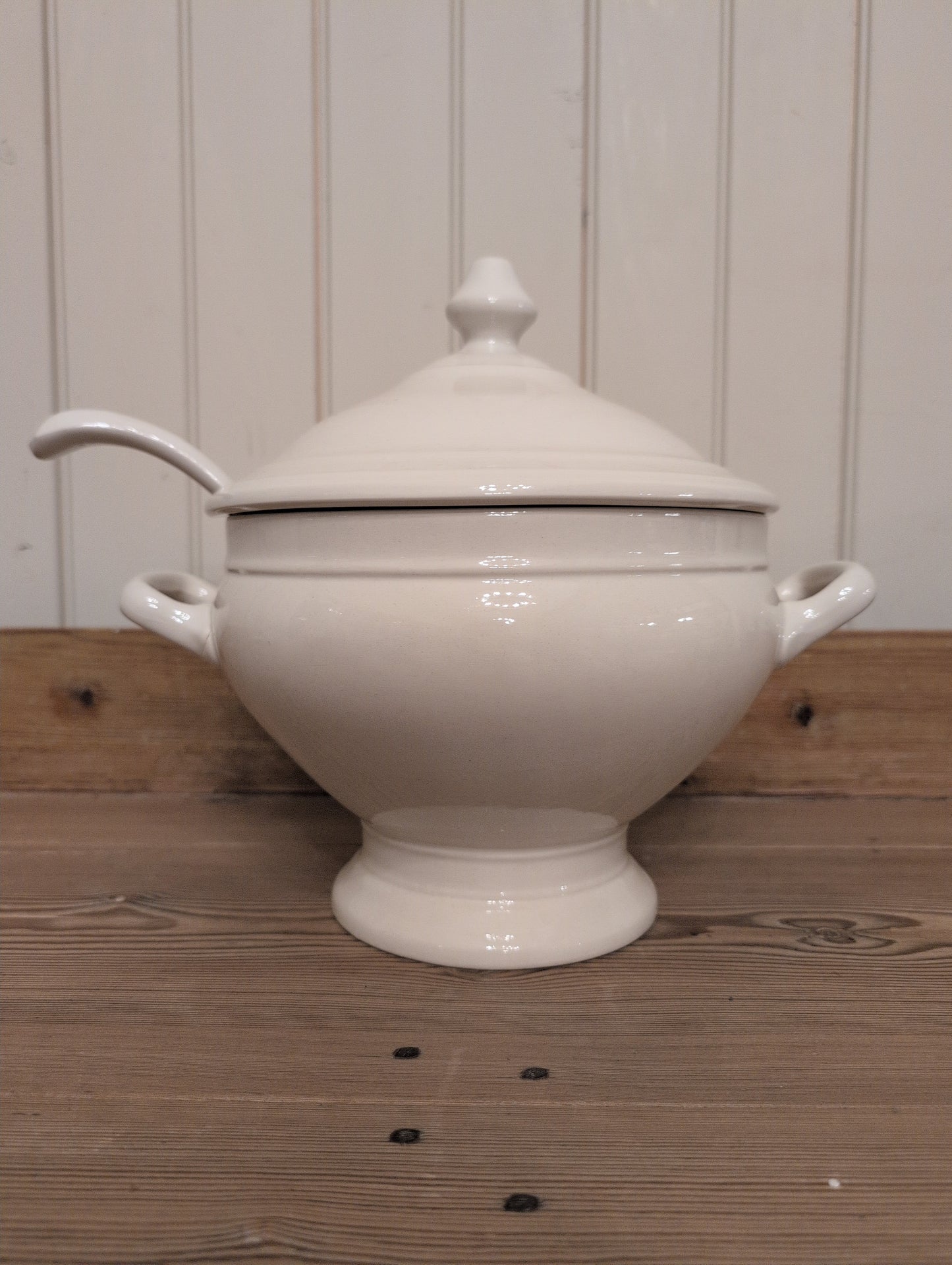 Ironstone Soupiere Lid/Ladle 63