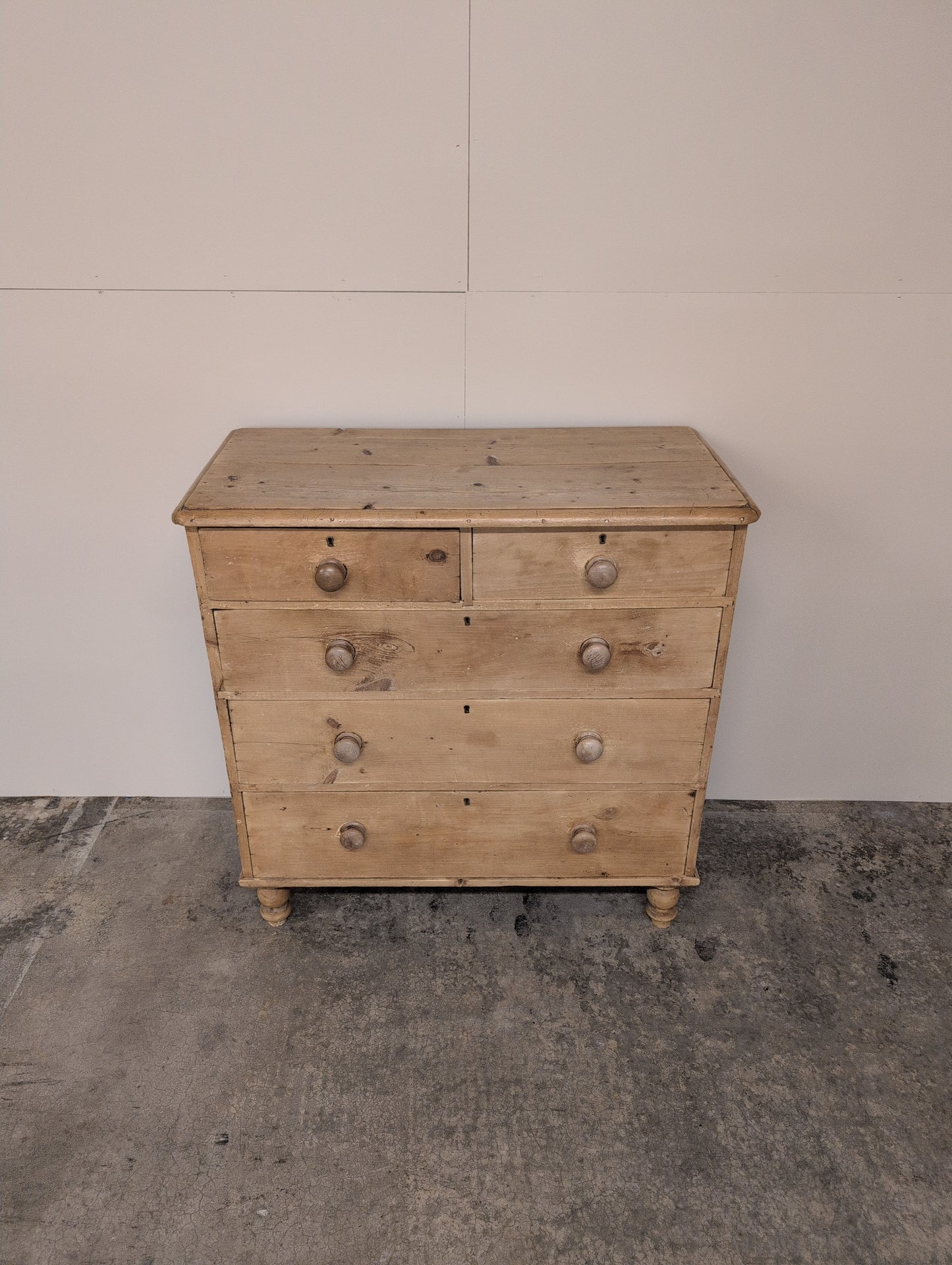 Victorian Pine 2 Over 3 Chest