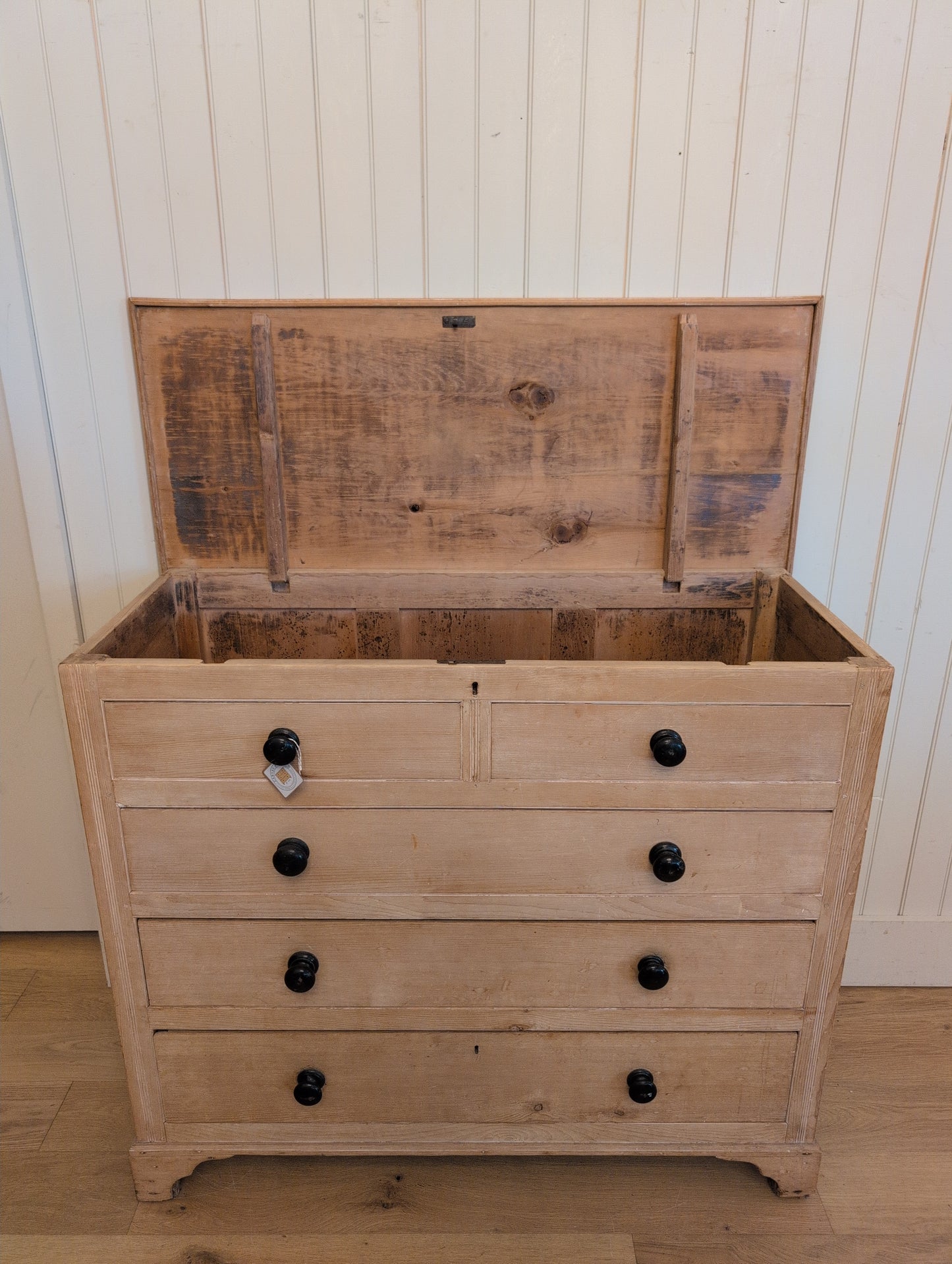 English Pine Mule Chest