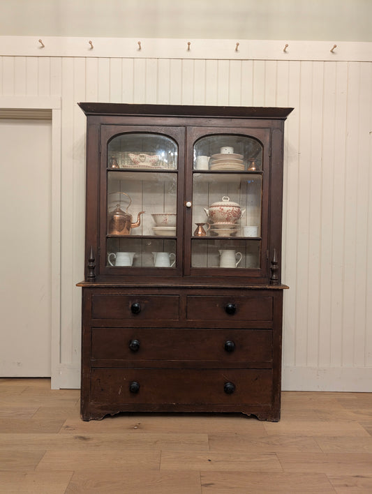Painted Pine Glazed Hutch