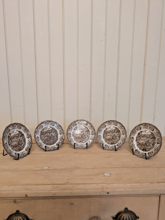 Meakin "Stratford Stage" Cake Plate