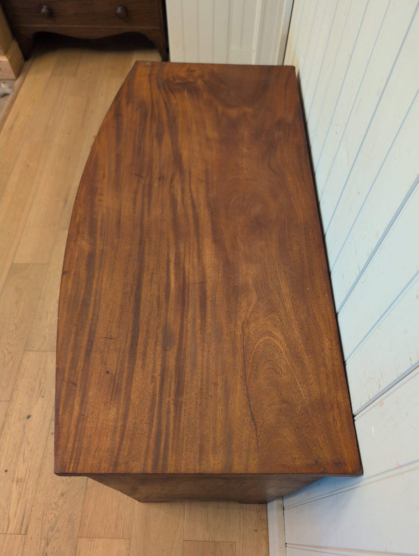 Mahogany 2 Over 2 Bow Front Chest