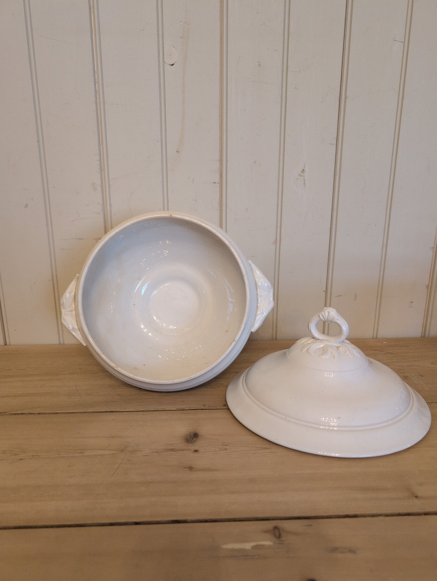 Ironstone Soupiere with Lid 56