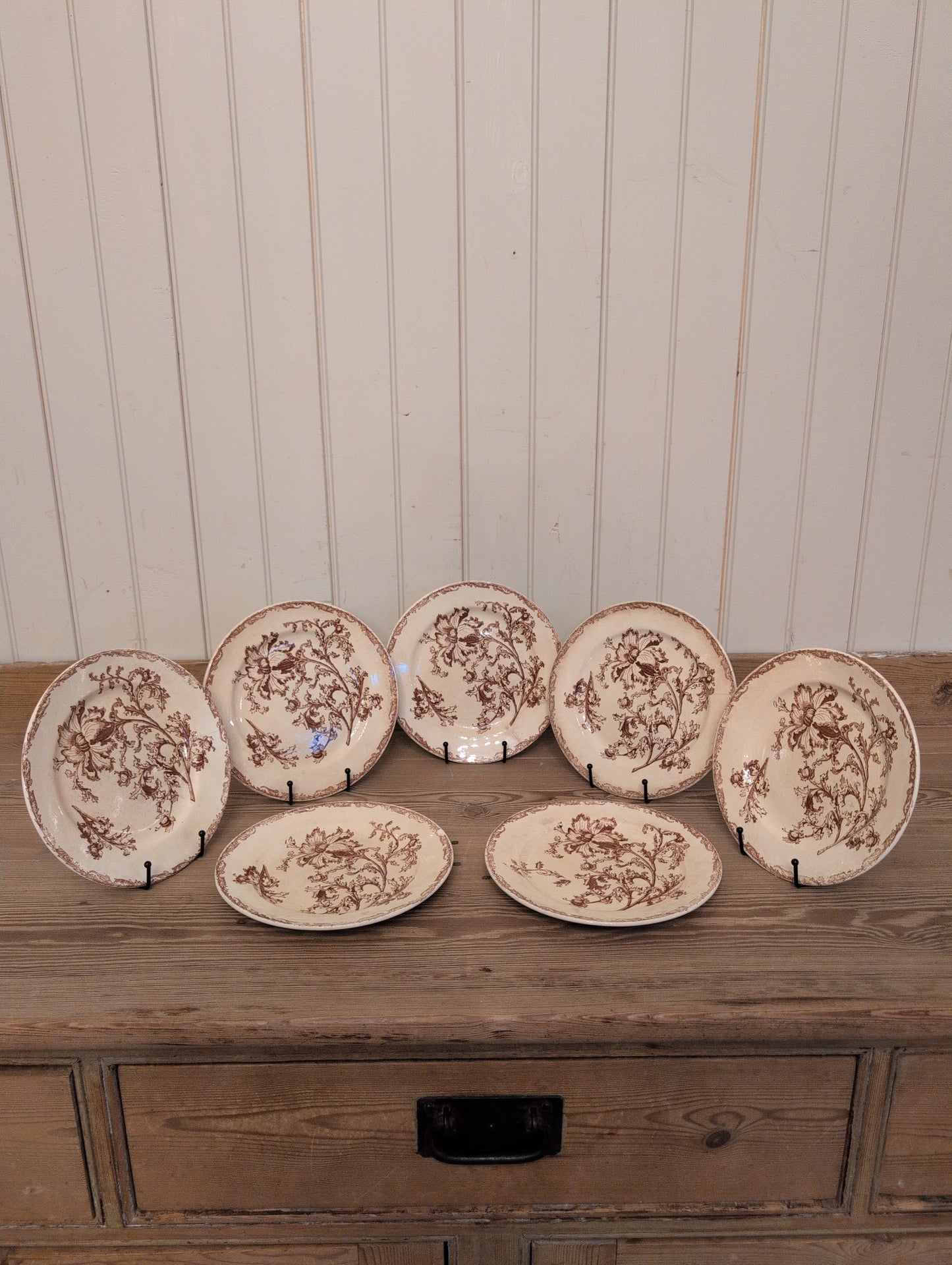 Jules Vieillard Datura 9.25" Plate Imperfect