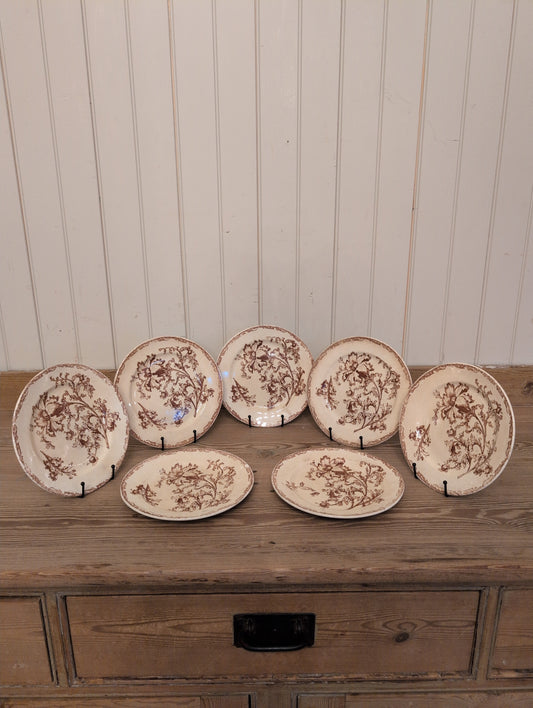 Jules Vieillard Datura 9.25" Plate Imperfect