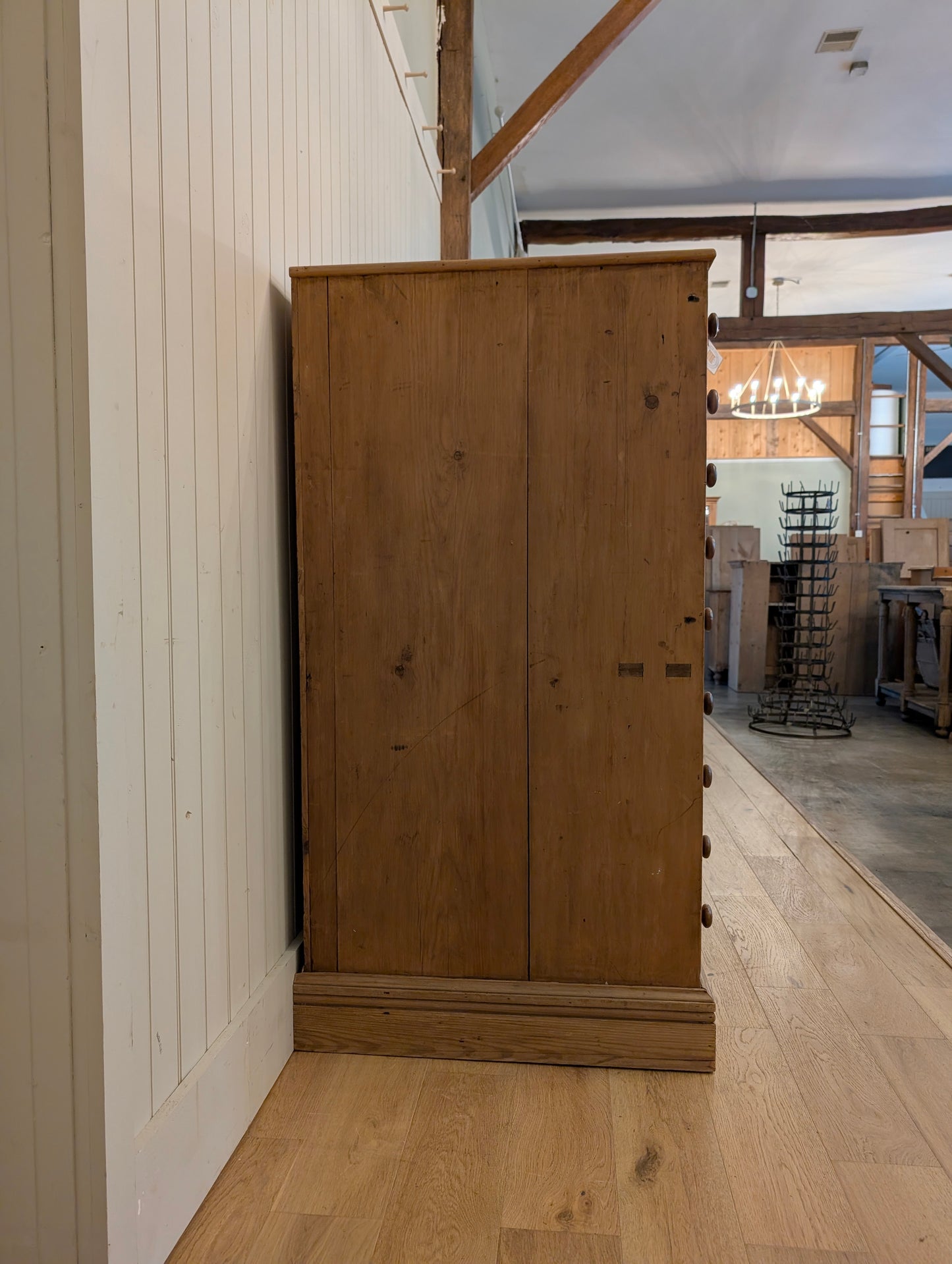 English Pine Specimen Cabinet