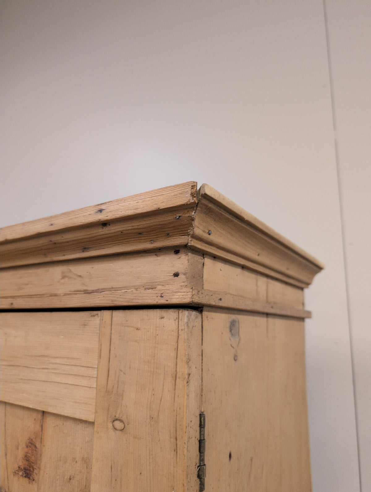 Narrow Pine Linen Cupboard