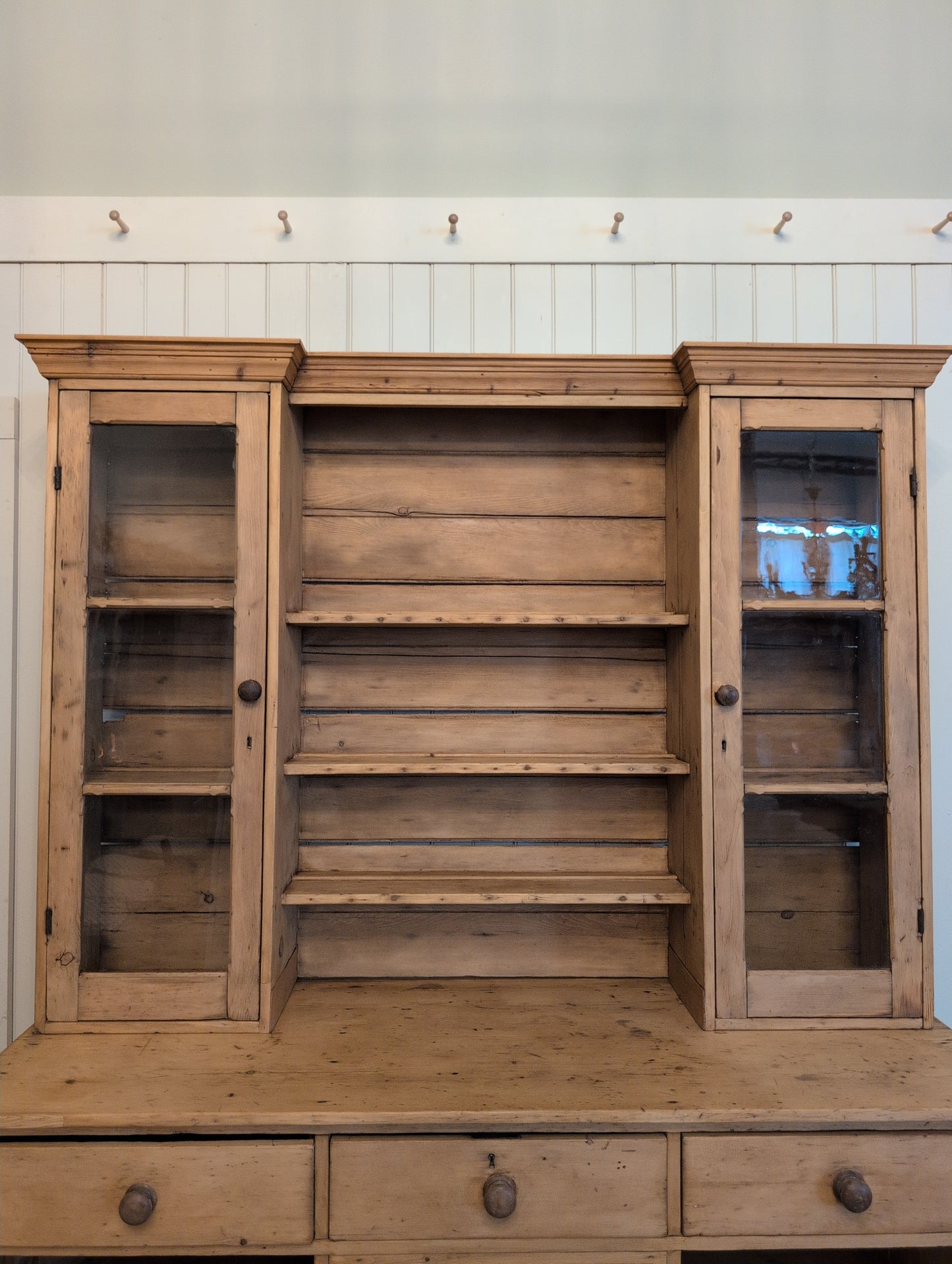 Glazed Dog Kennel Dresser
