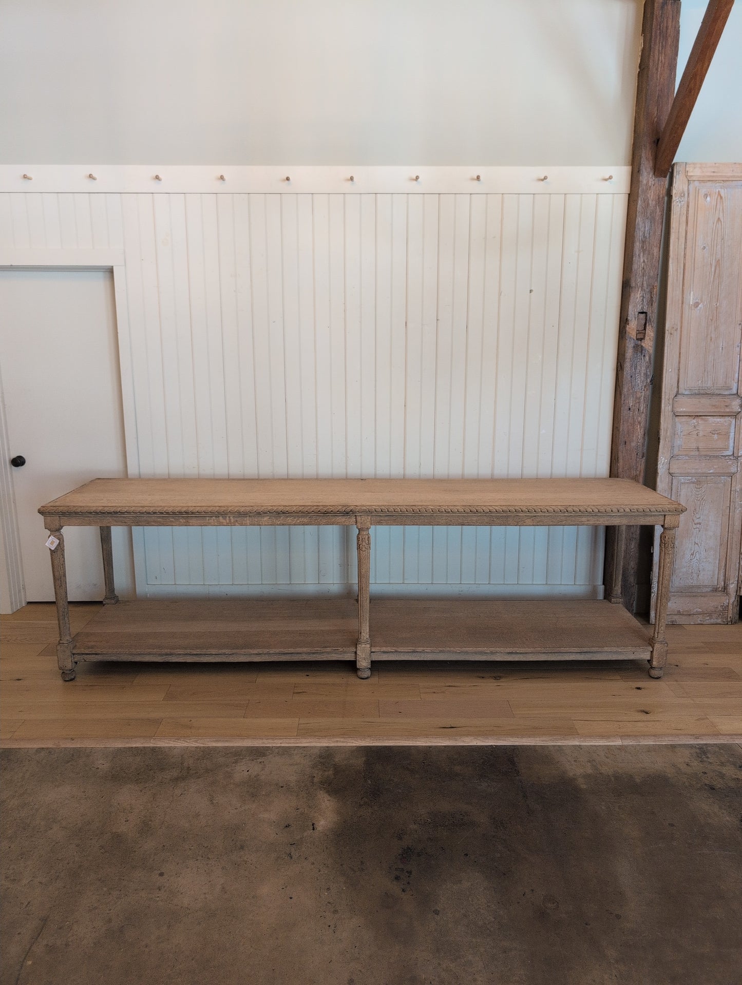 Scrubbed Oak Belgian Drapers Table 2