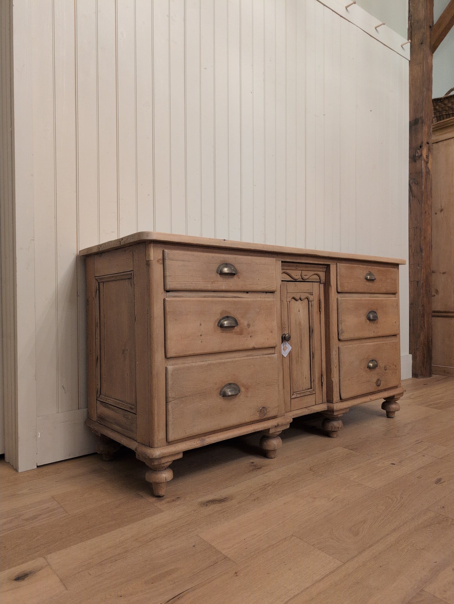 6 Drawer Pine Sideboard