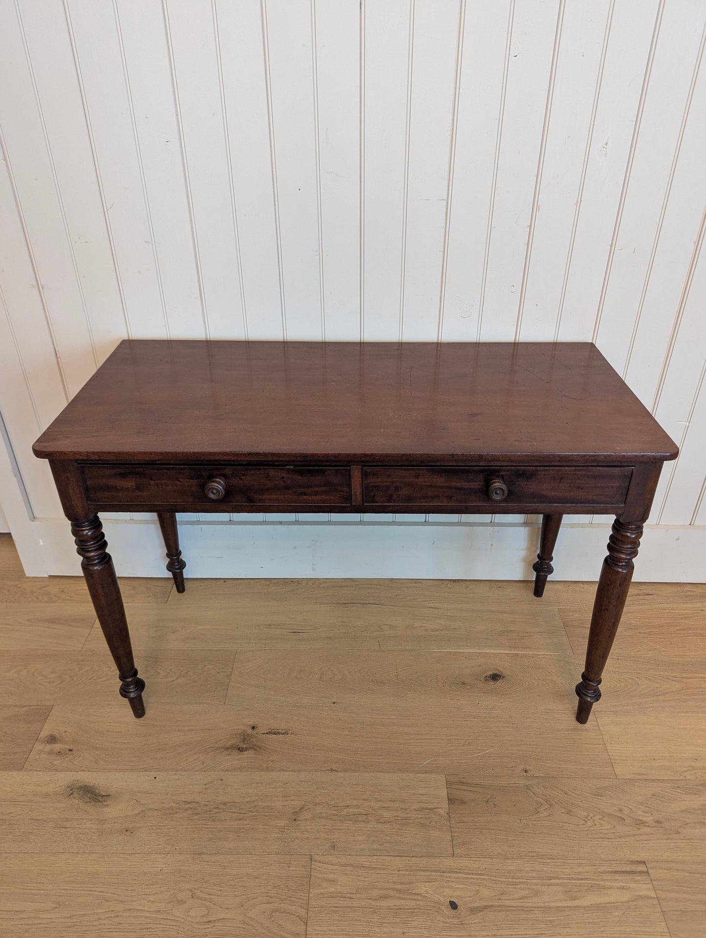 Mahogany 2 Drawer Hall Table