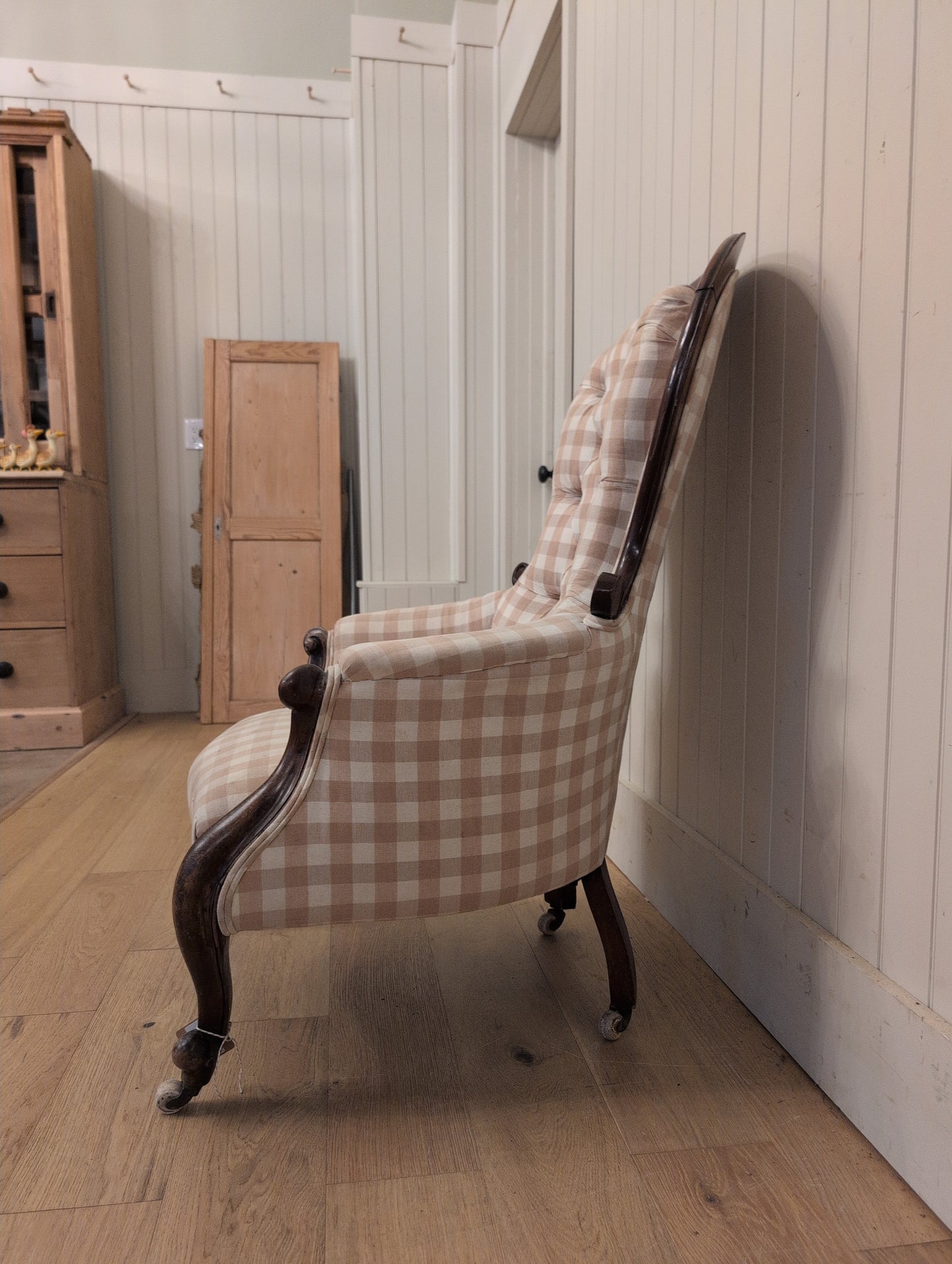 Gingham Nursing Chair