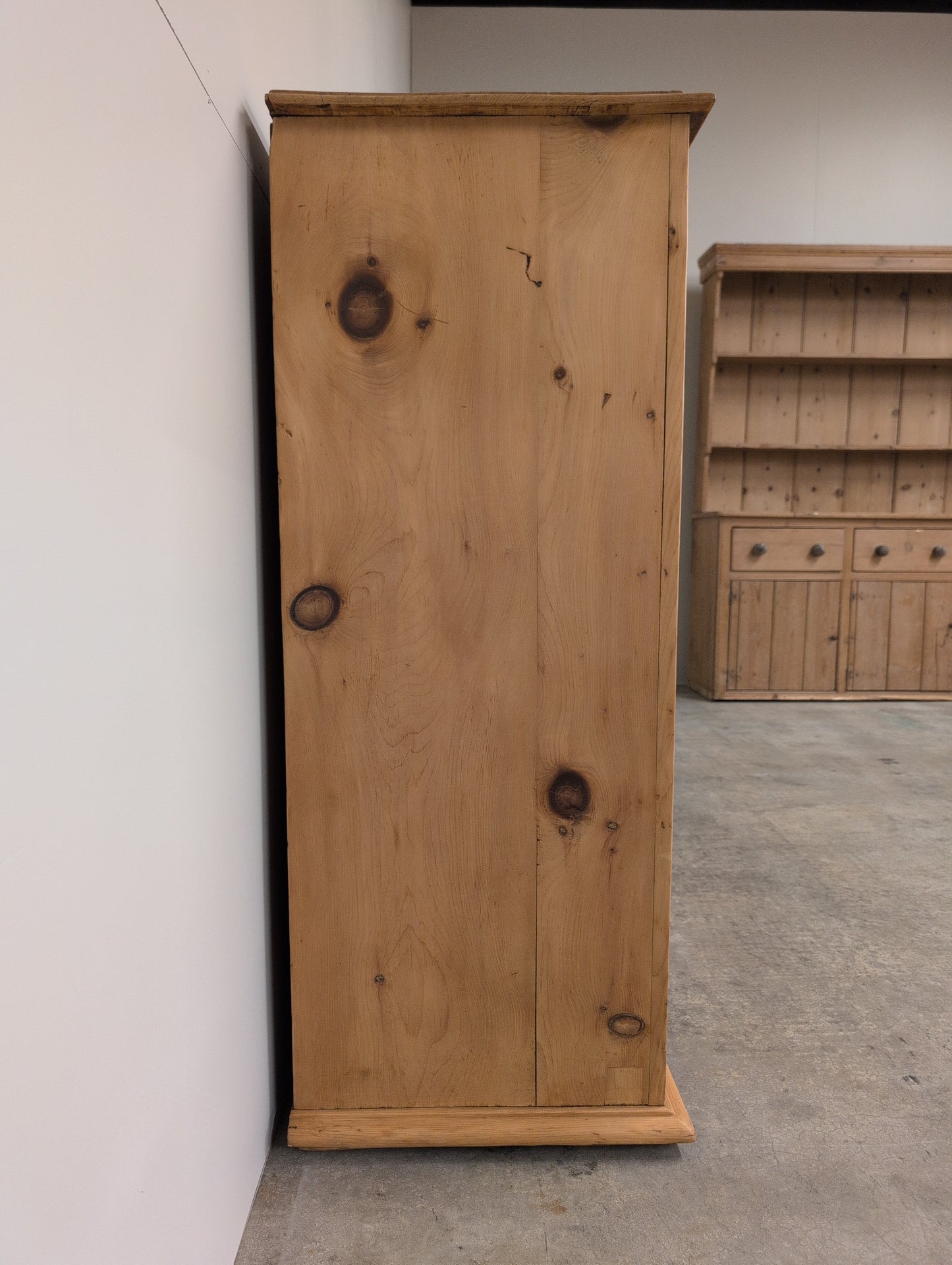 Stately 2 over 4 English Pine Chest