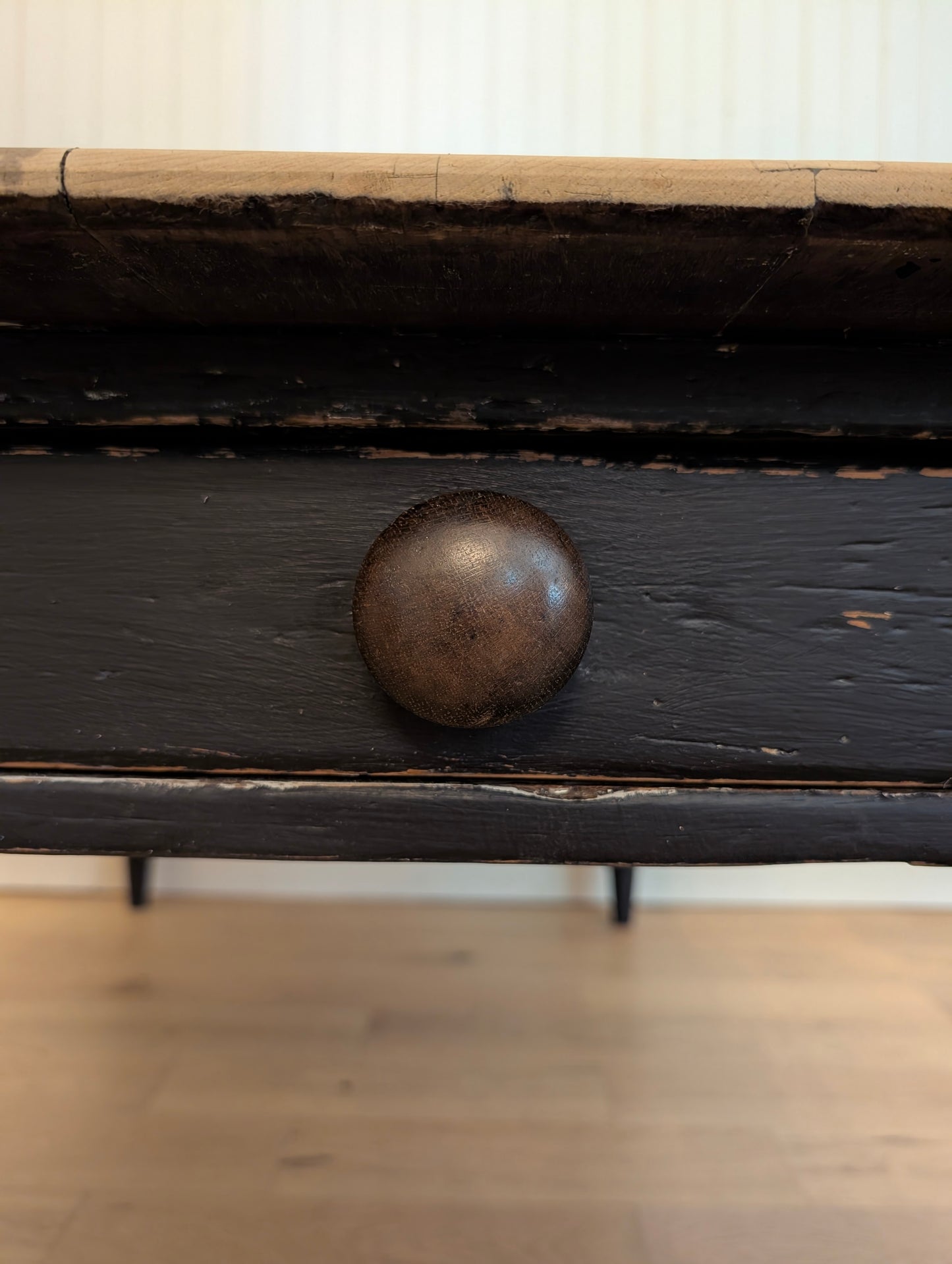 Ebonized English Pine Table